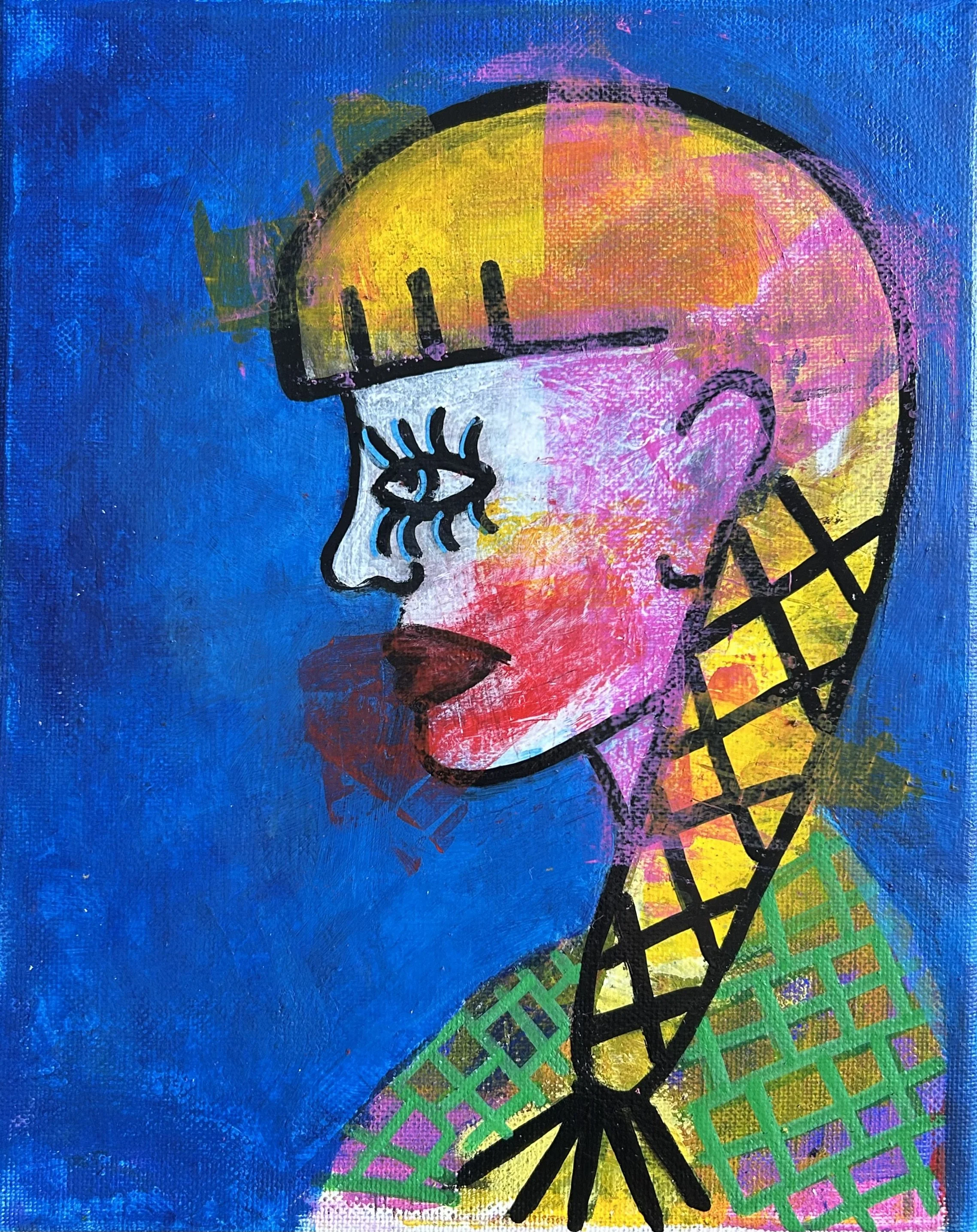 ADHD WOMAN - unfinished 
(8x10)
