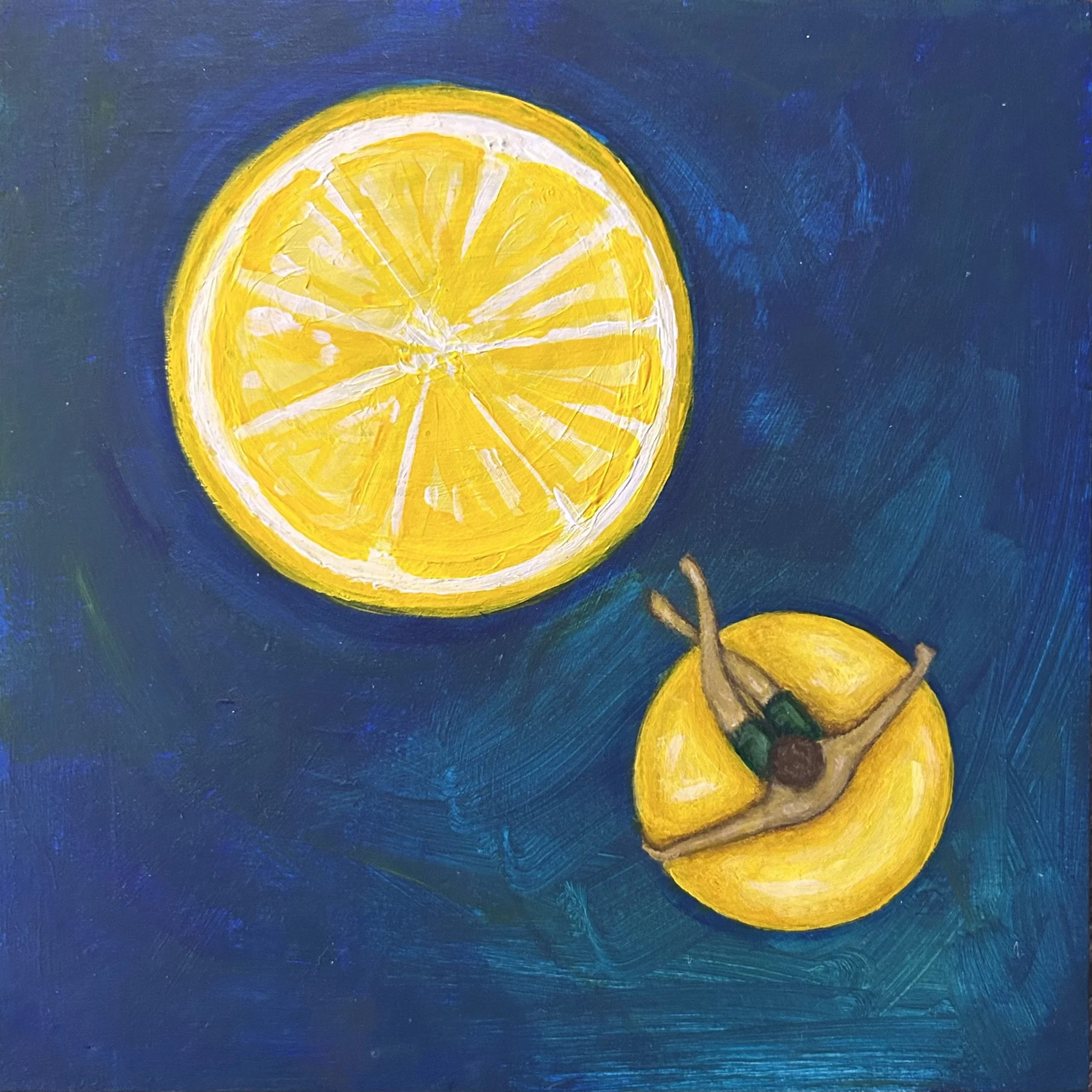 WE TALKED ALL AFTERNOON - unfinished (6x6)