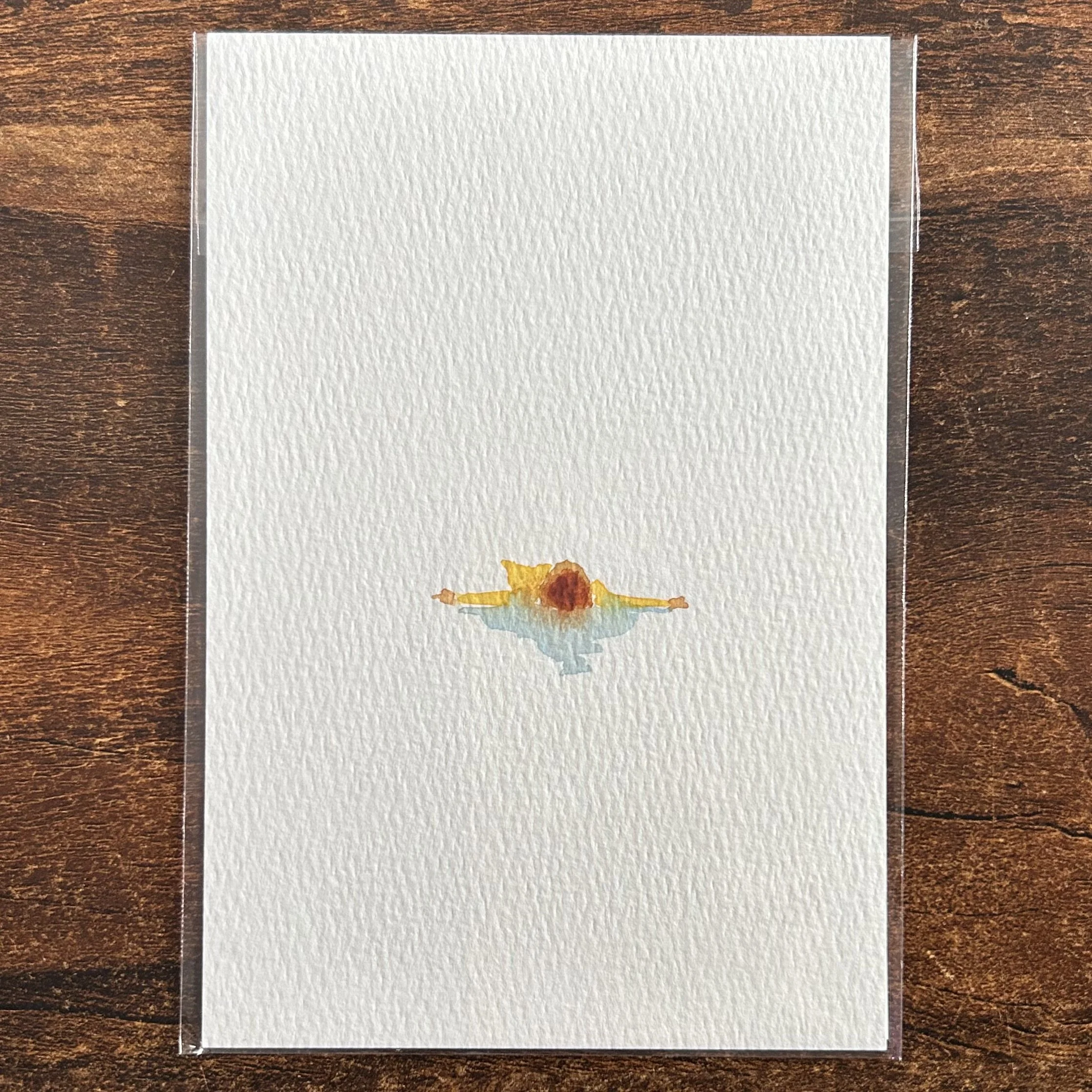 FLOATER - Watercolor Original (4x6)