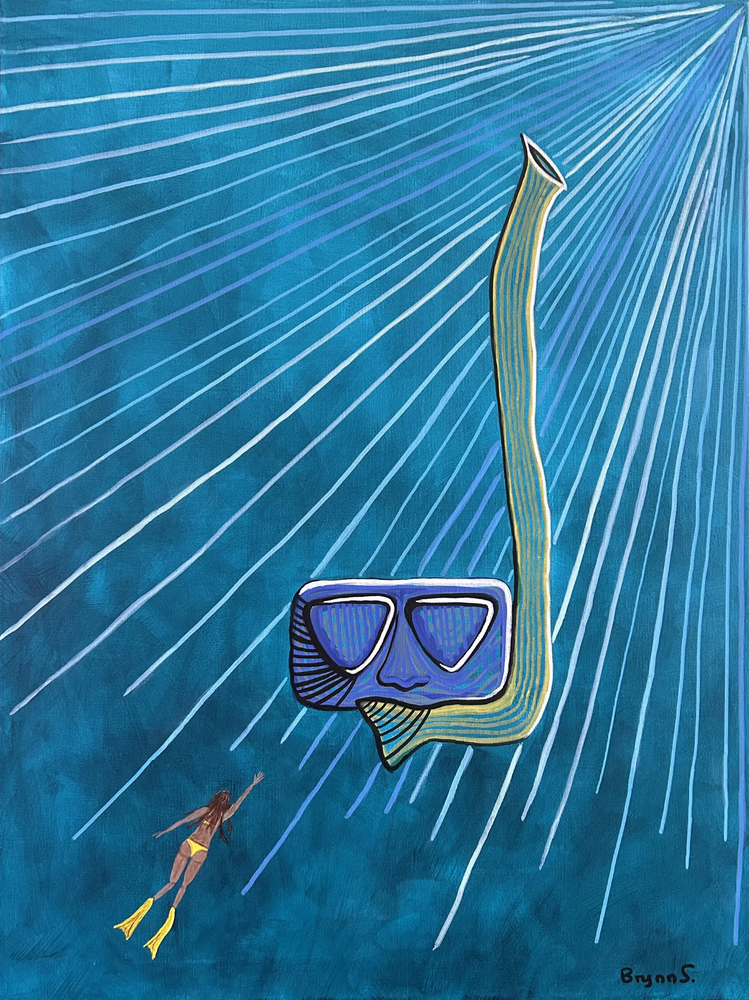 THE SNORKELER
(18x24)