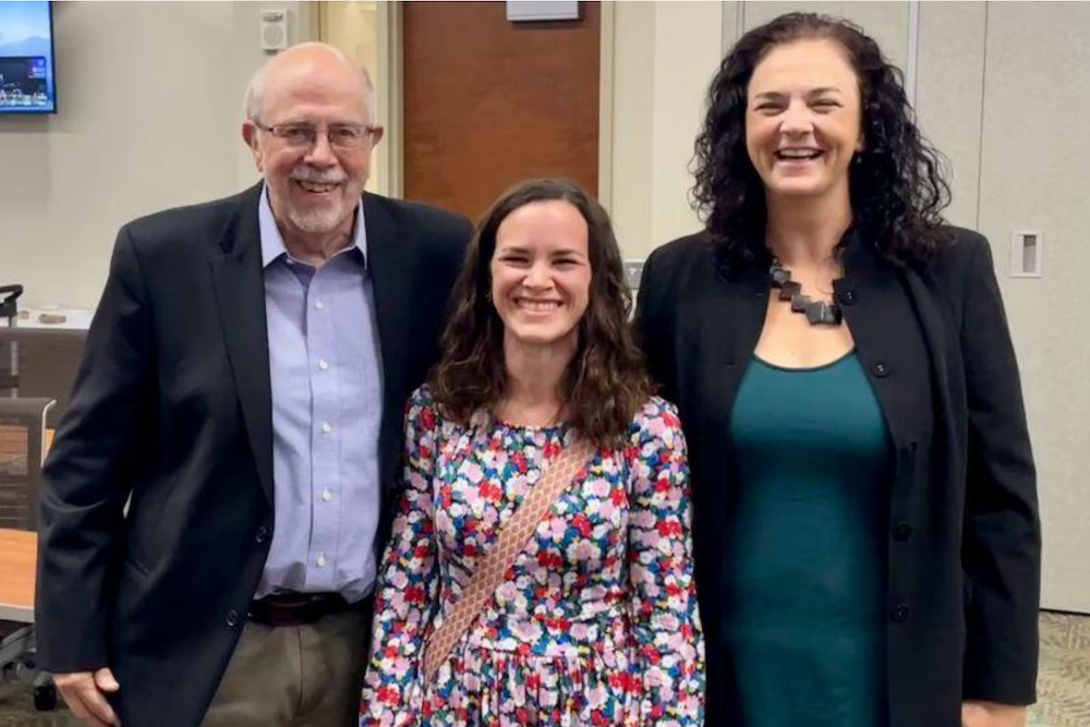 November 1, 2025  It was lovely celebrating Magnus Hook’s retirement from a wonderfully successful career along with my PhD advisor, Elizabeth Cosgriff-Hernandez!