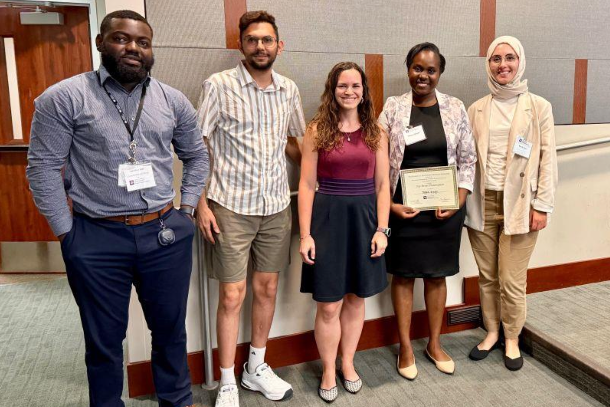 Congratulations to Thalma for winning a poster award at the BMEN Graduate Symposium!
