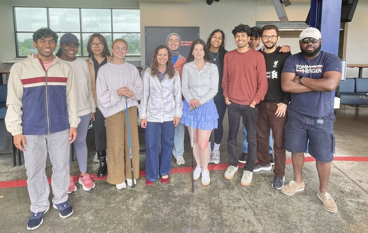 The MBM Lab celebrates the end of the spring semester at Top Golf!