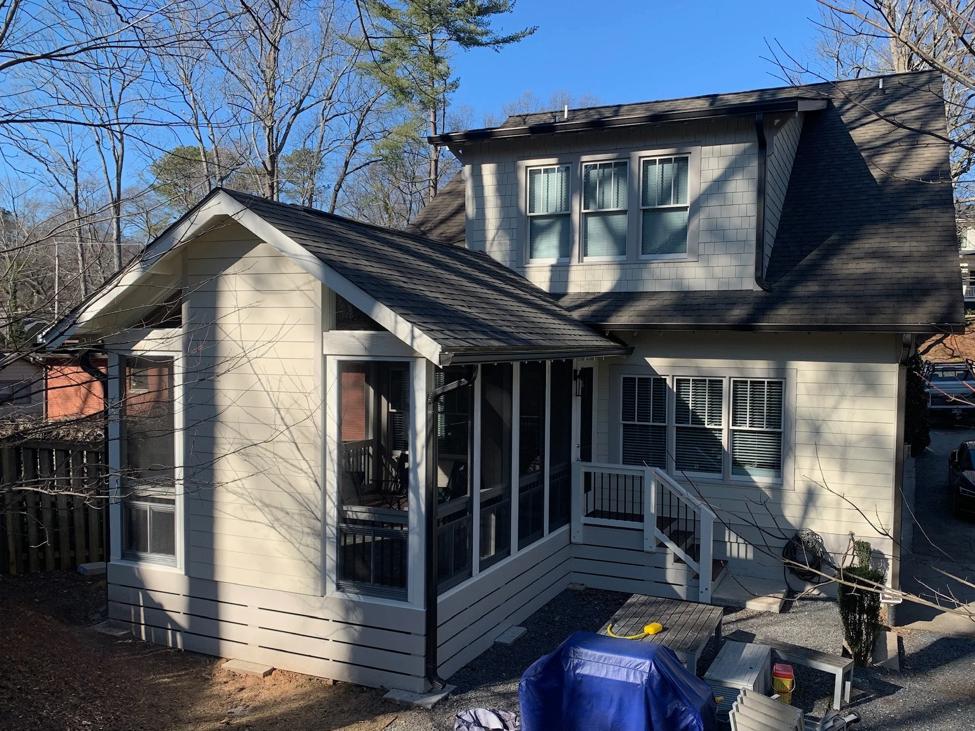 Porch with 3 Season EZE Breeze windows