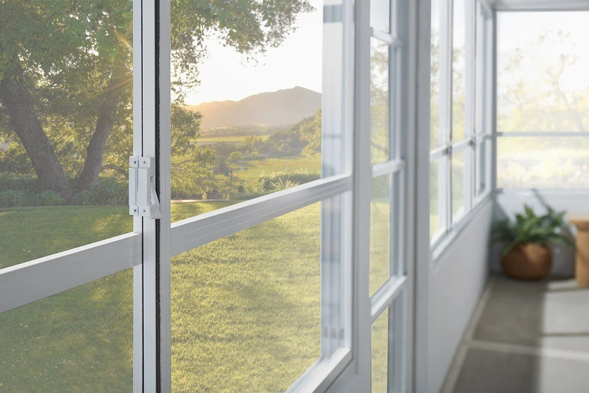 Polyvinyl window sections