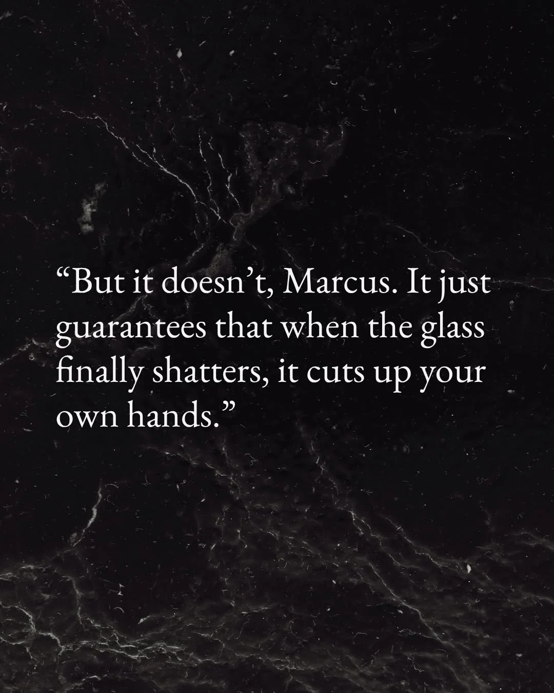 Silas emerged from the back room, a damp towel slung over his shoulder. The bartender stopped in front of Marcus, his perceptive eyes dragging over the wrinkled, unwashed button-down and the dark, bruised exhaustion under Marcus&rsquo;s eyes. Silas d