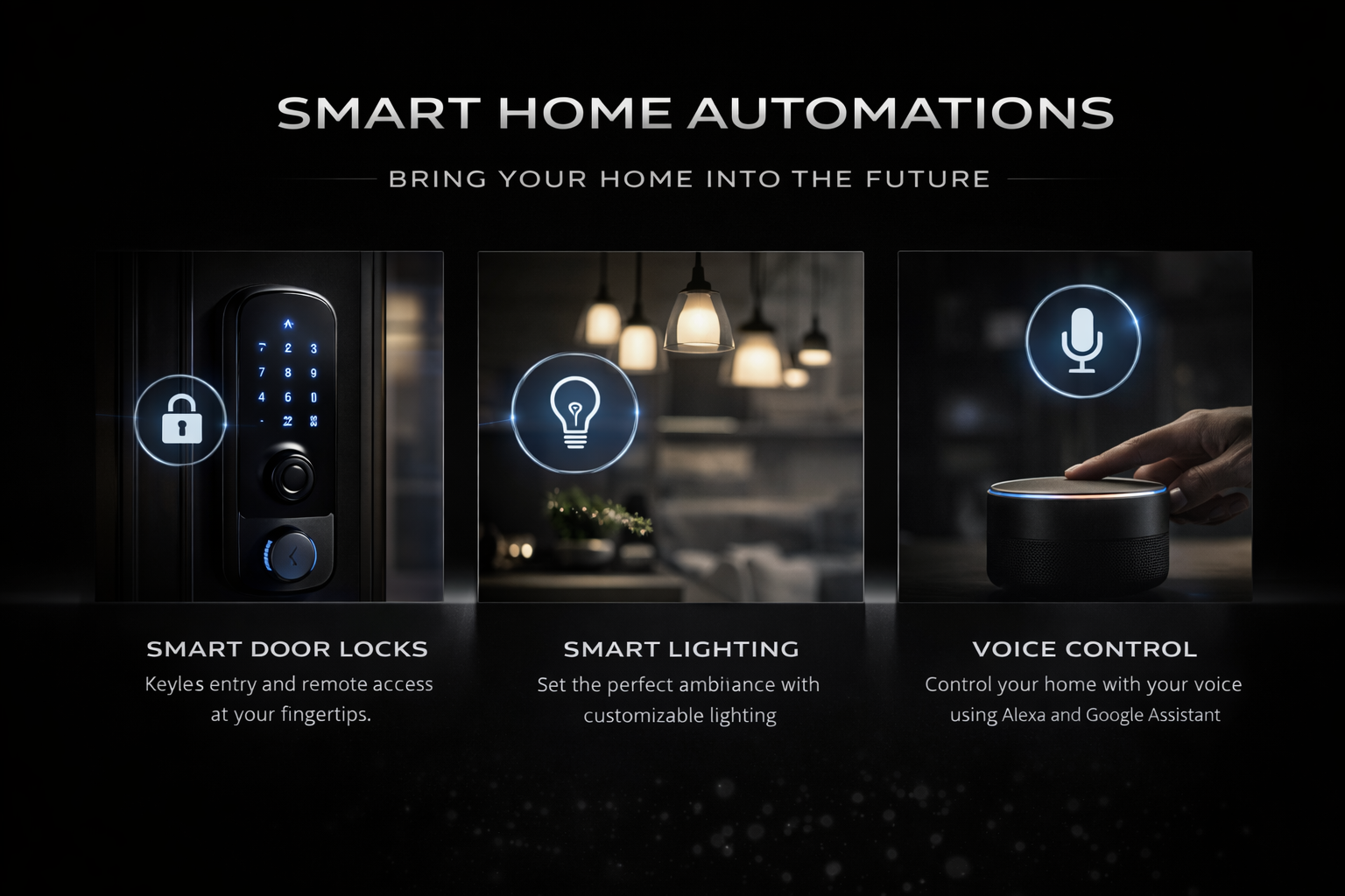 Smart home automation integrated with security and alarm systems