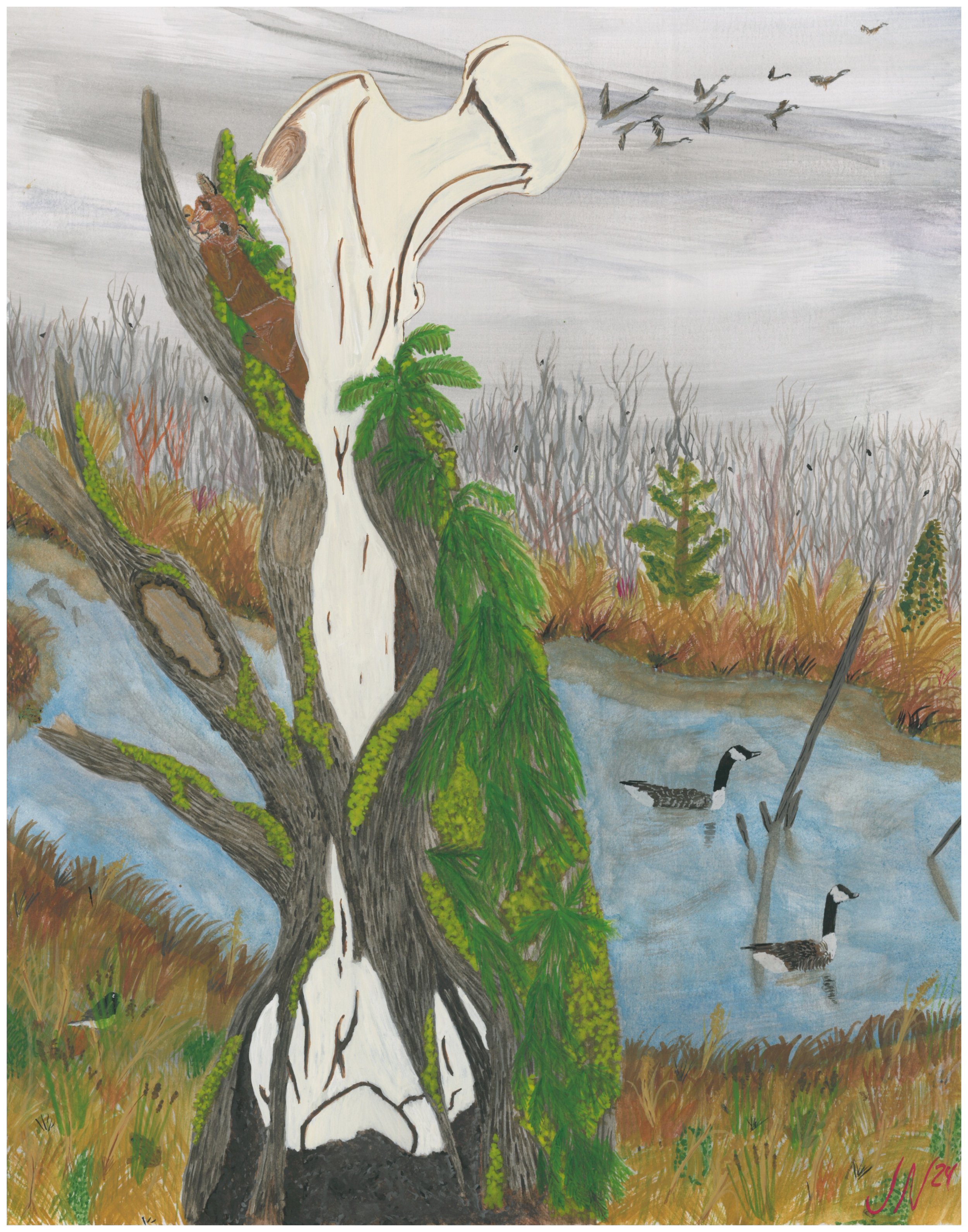 Femoron

Gouache/watercolor, 2024
Shown: Woodinville Arts Alliance Sip & Stroll 2024
Private Collection