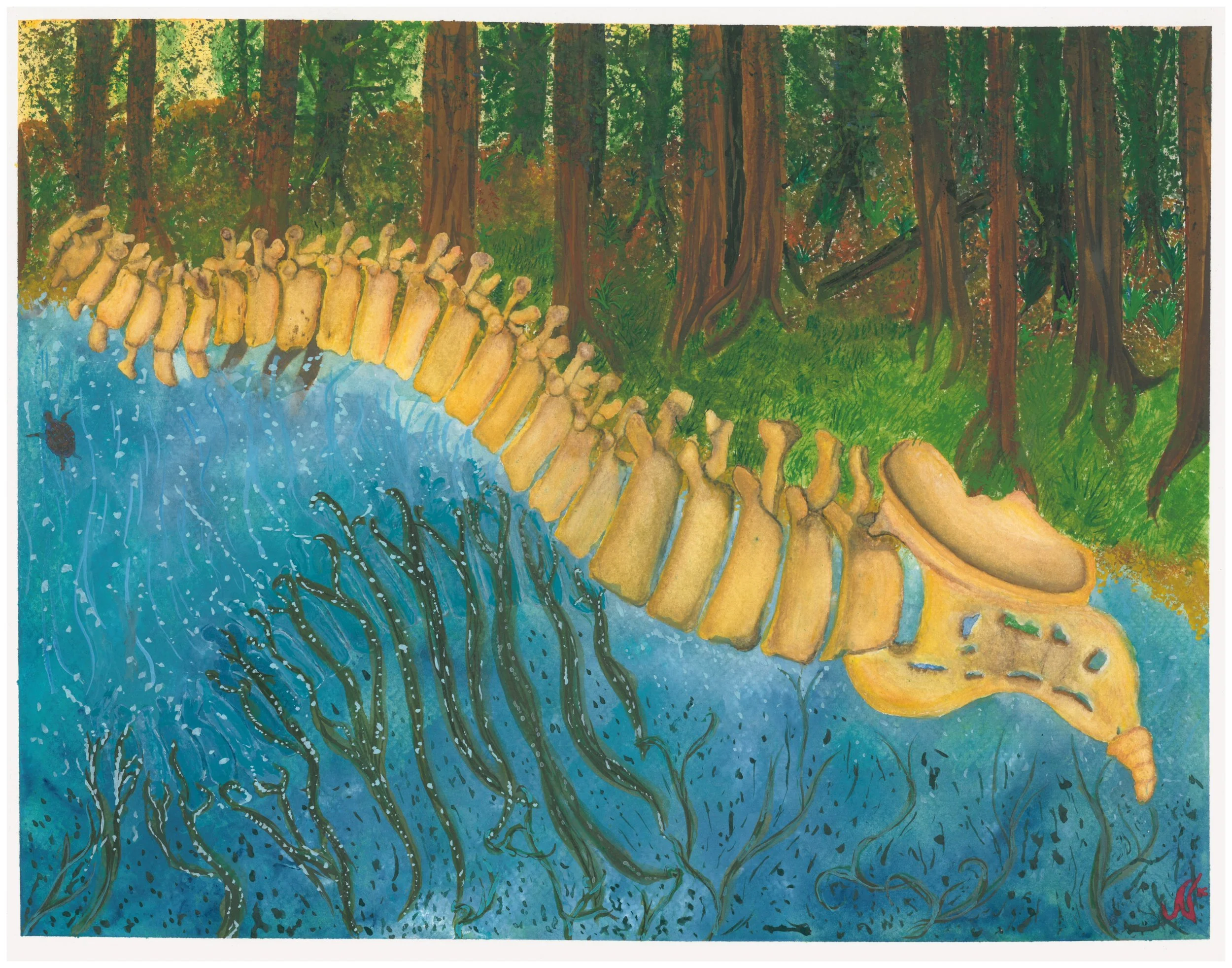 Spinal Cleansing Art Print