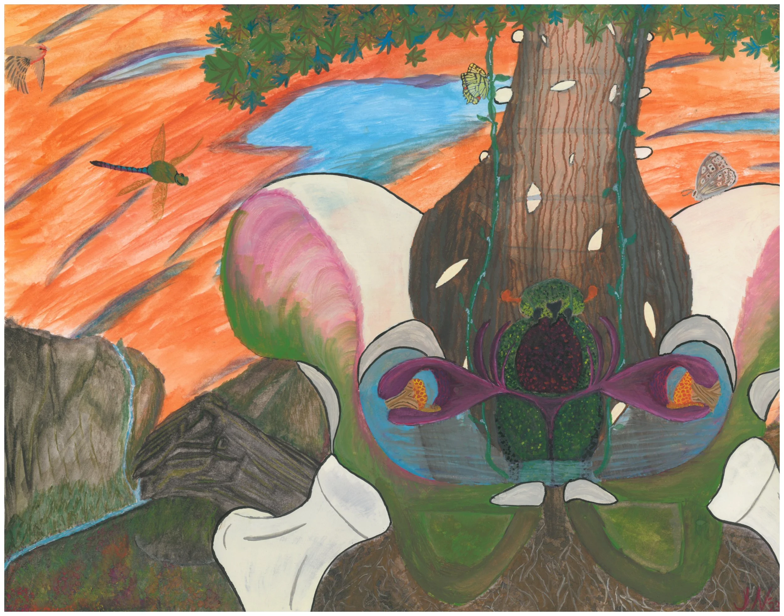 Hippy Summer

Gouache/watercolor, 2023
Private Collection