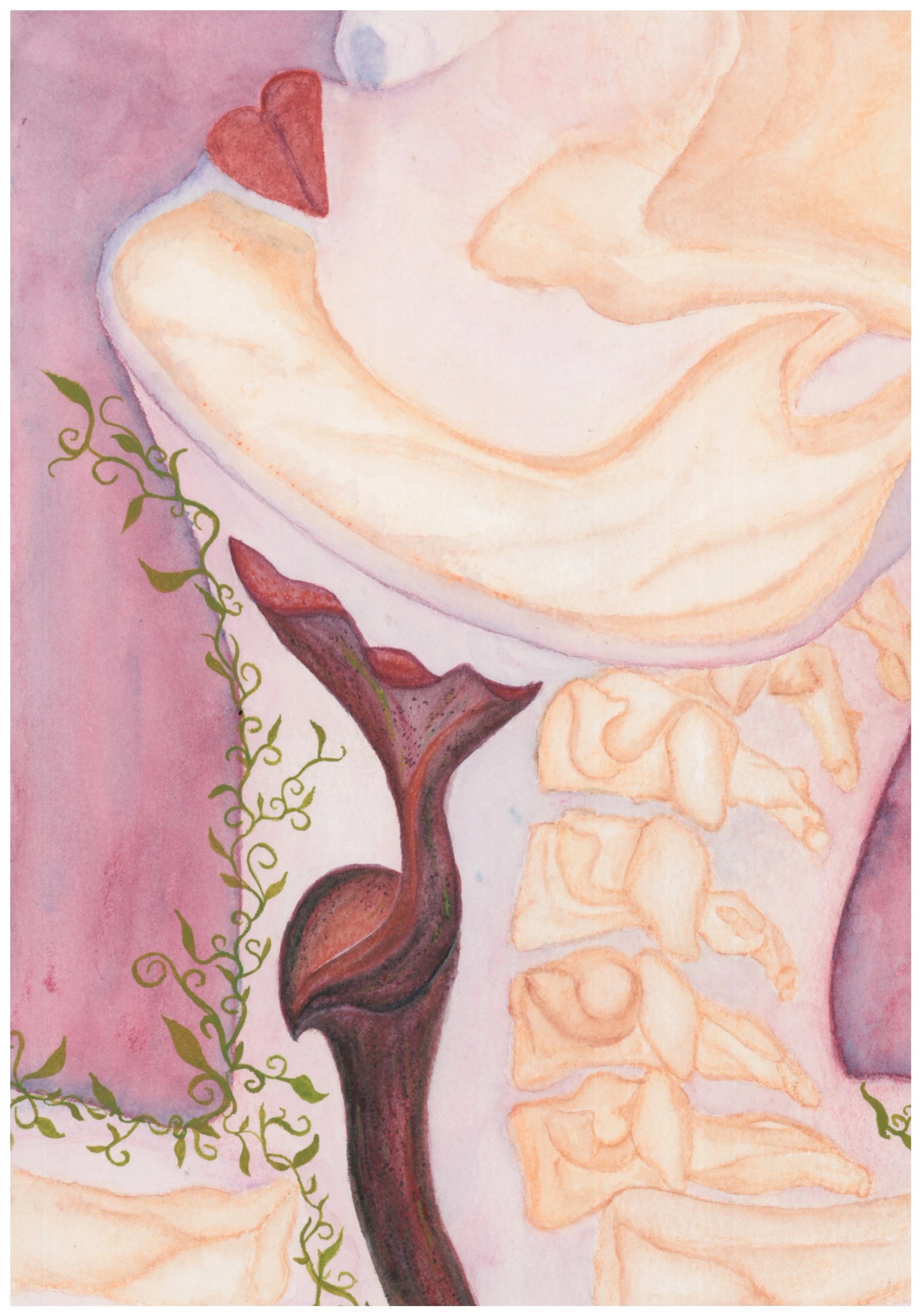 Larynx Lover

Gouache/watercolor, 2025
Private Collection