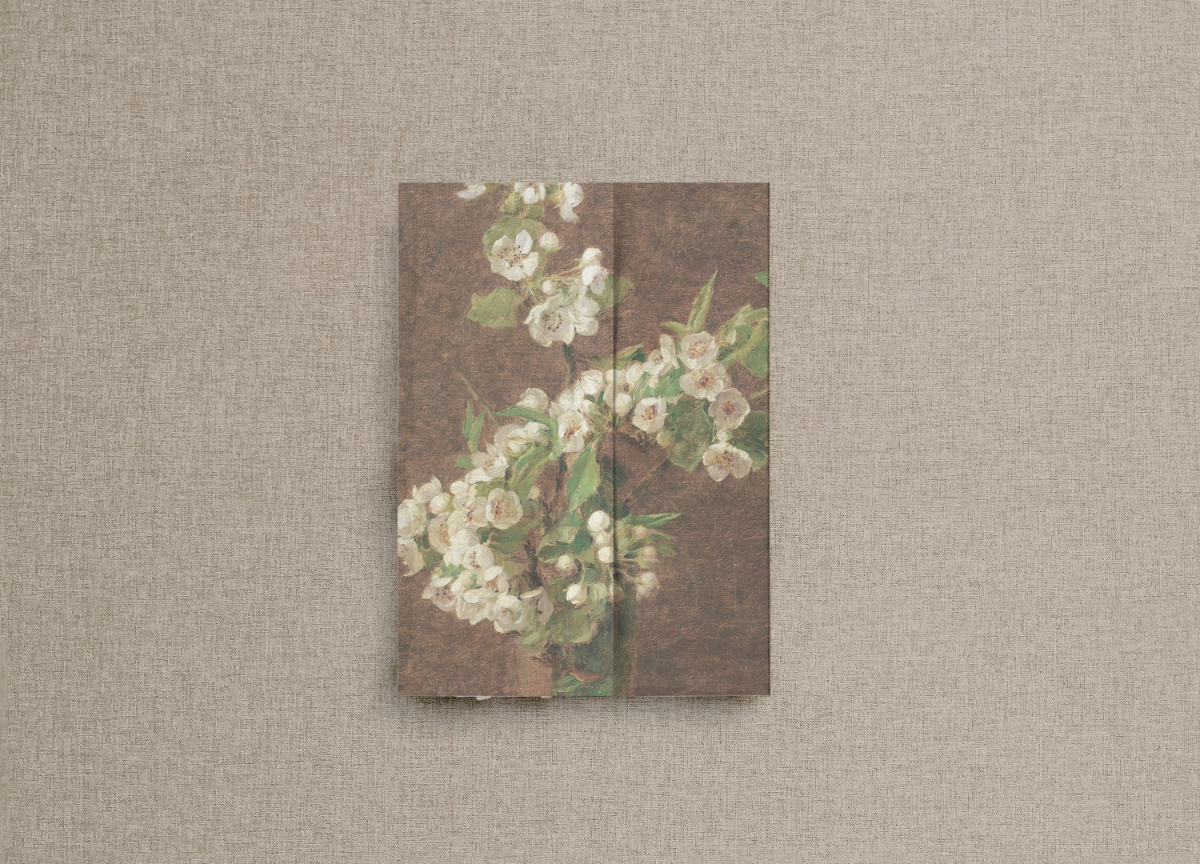 Floral vellum wrap that pairs with "A Very English Garden" suite