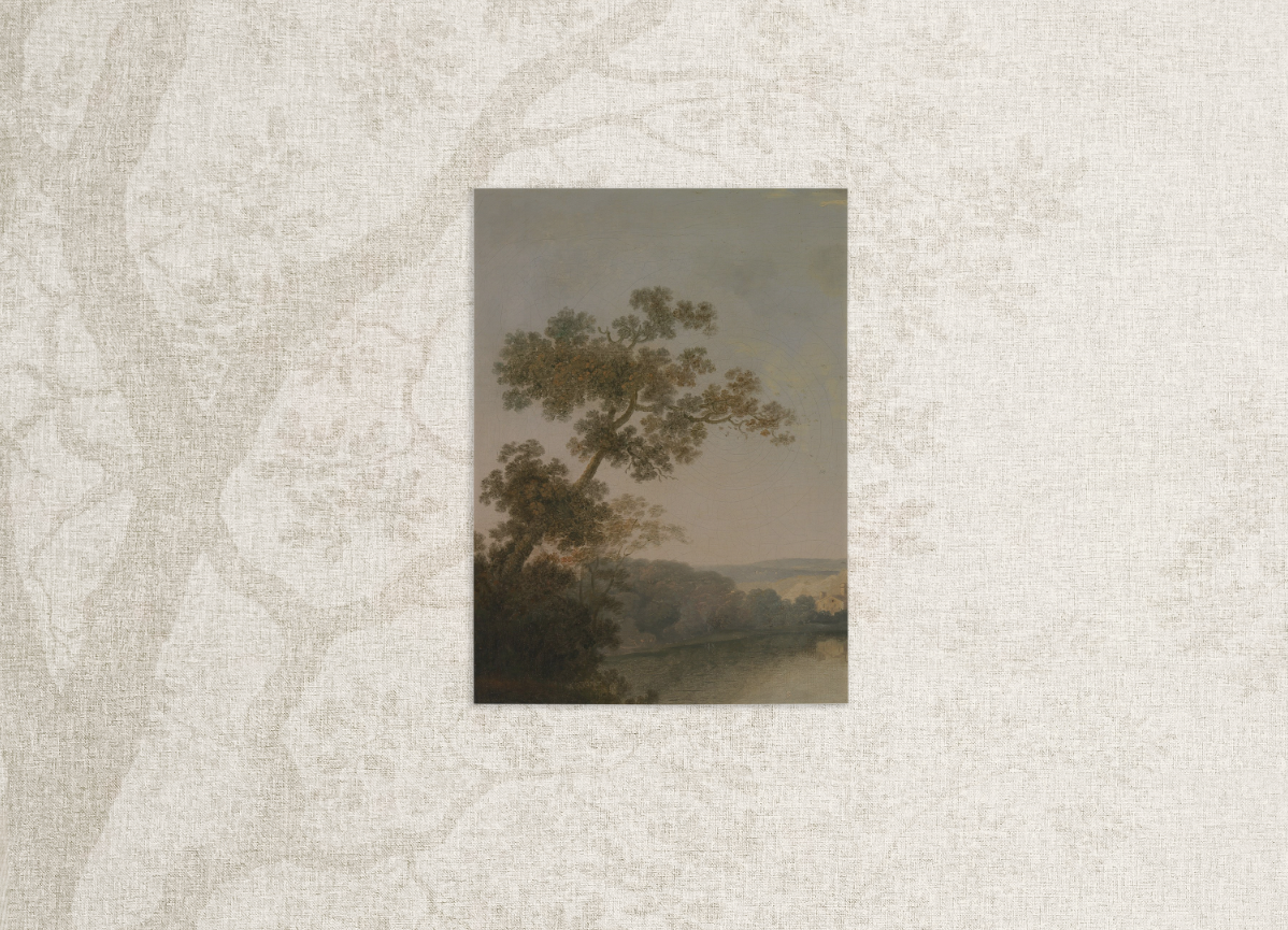 Vintage scenery vellum wrap, pairs with "Sienna and Sage" suite.