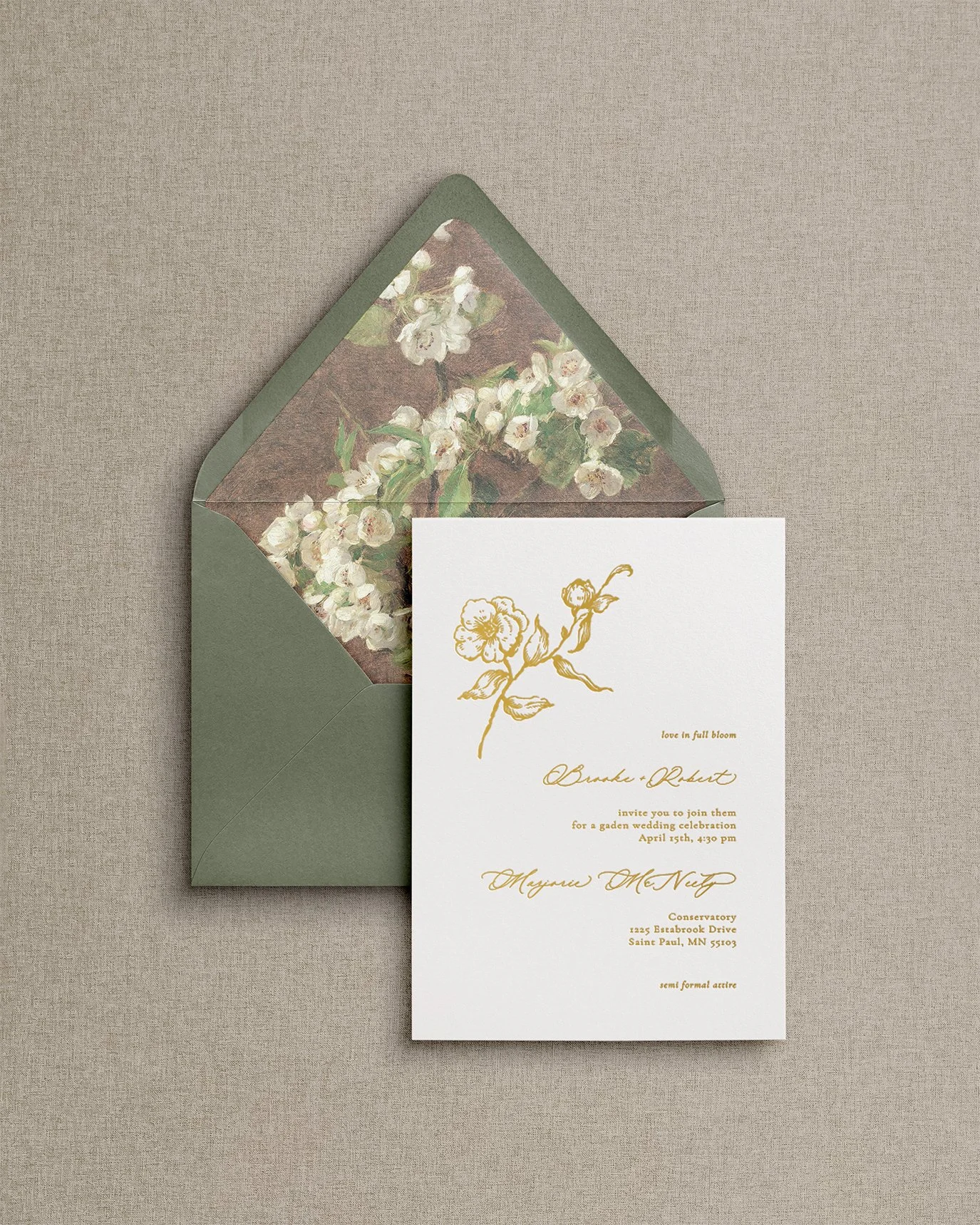 A Very English Garden - Invitation