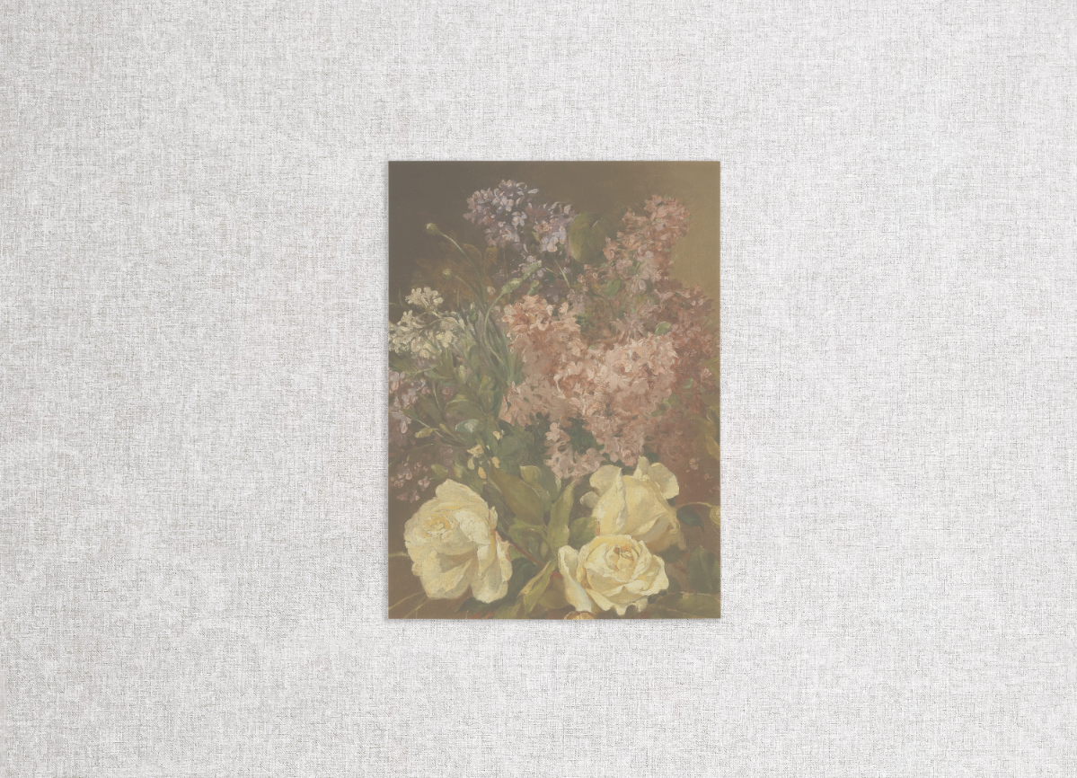 Pink and yellow floral hues vellum wrap, pairs with "Head over Heels" suite.