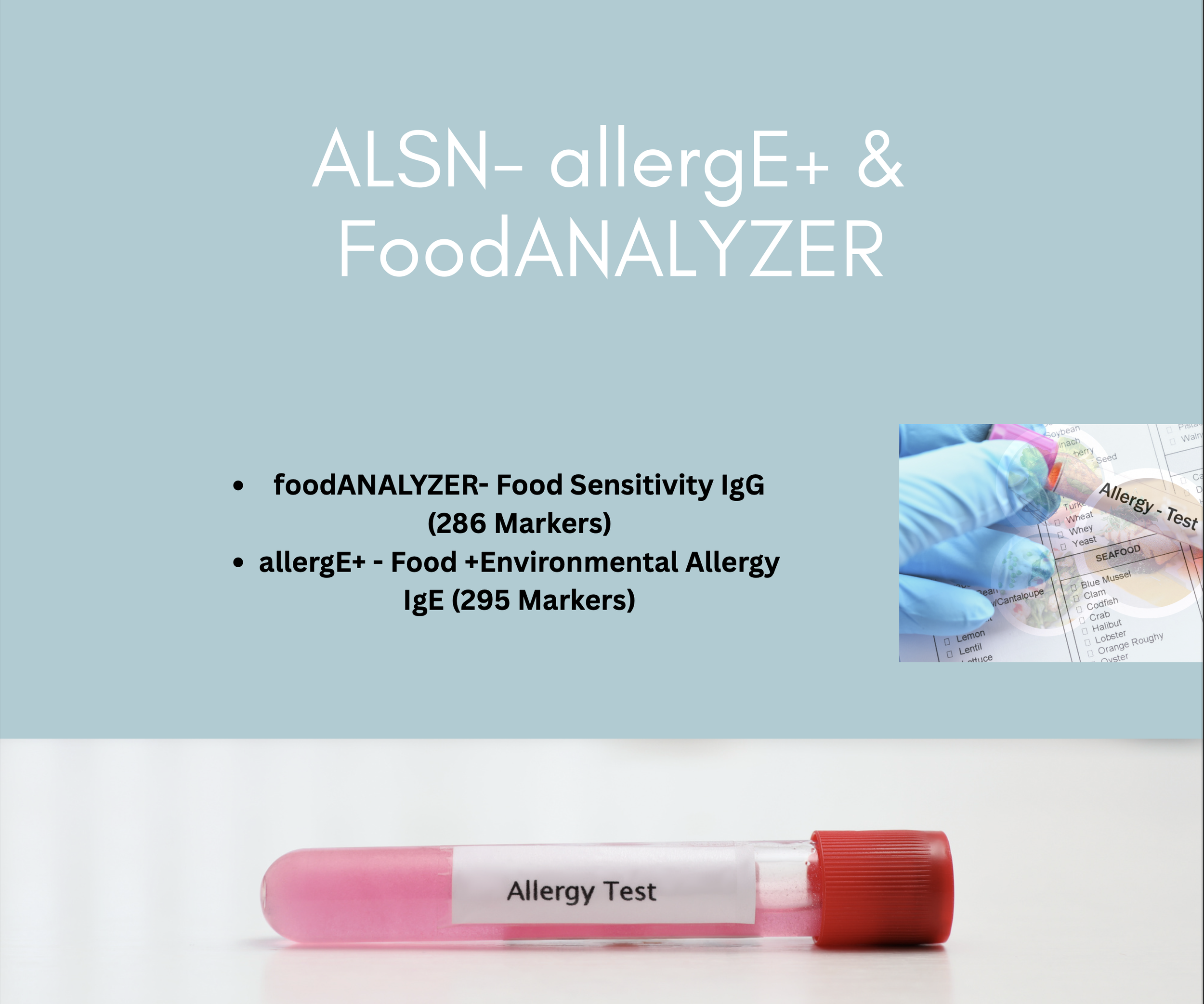 ALSN - allergE +& FoodANALYZER