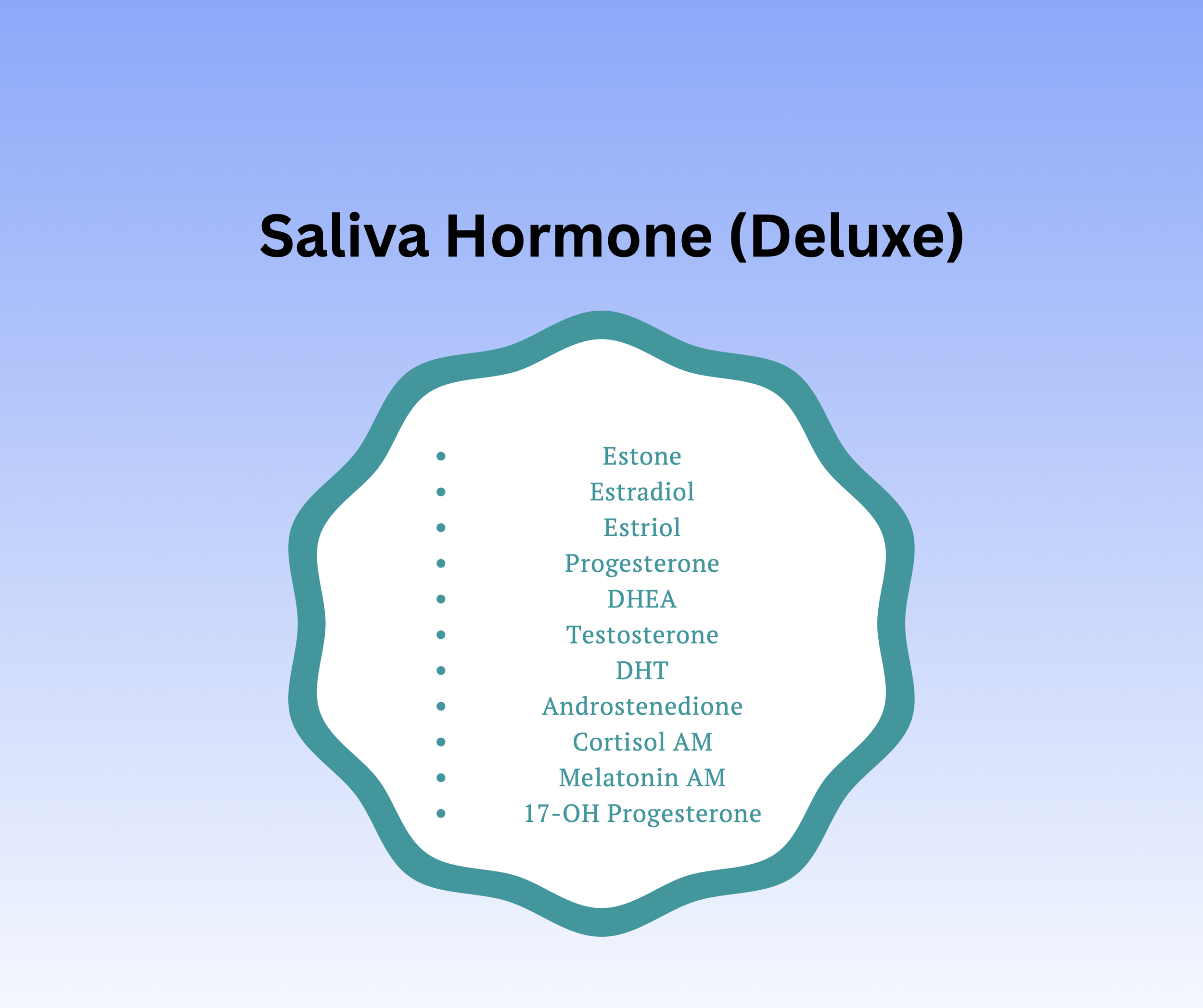 Saliva Hormone (Deluxe)