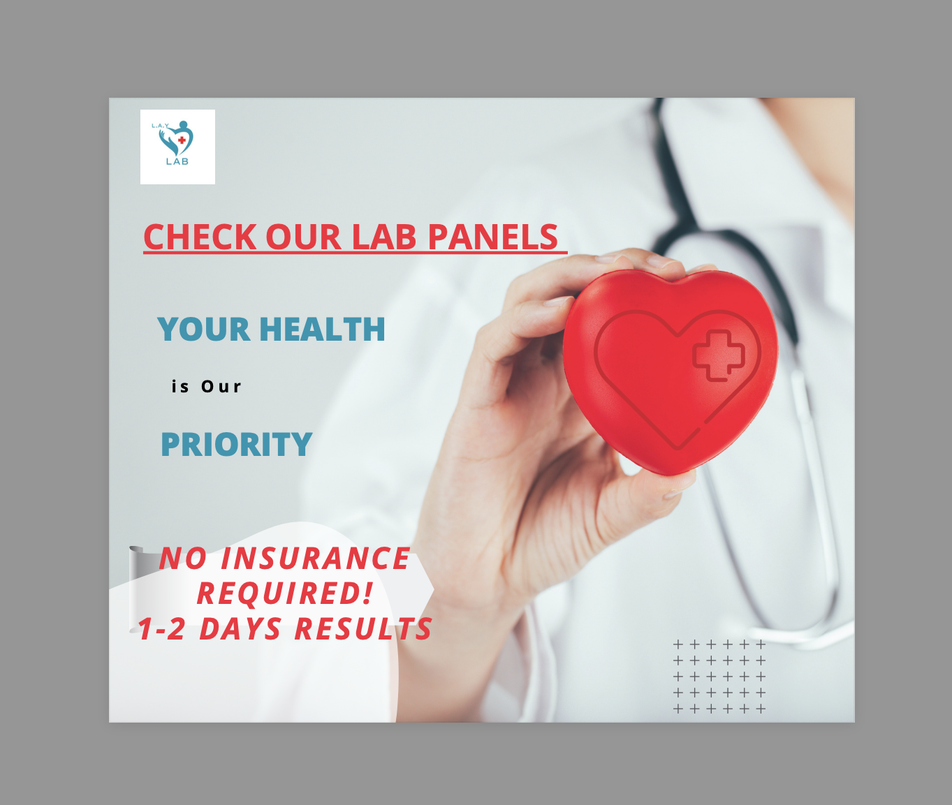 Order Lab tests | No Insurance required
