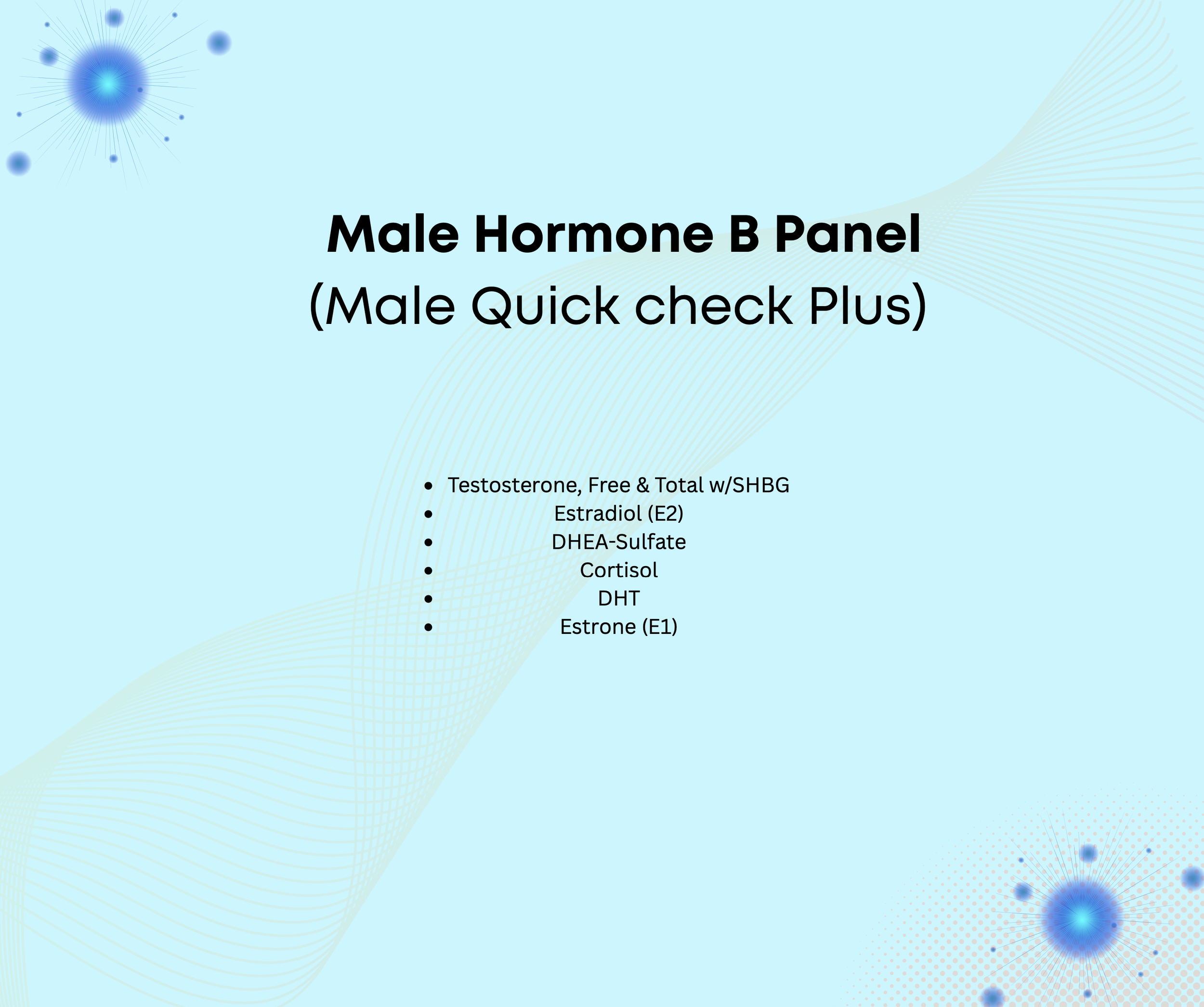 Male Hormone B Panel (Male Quick Check Plus)