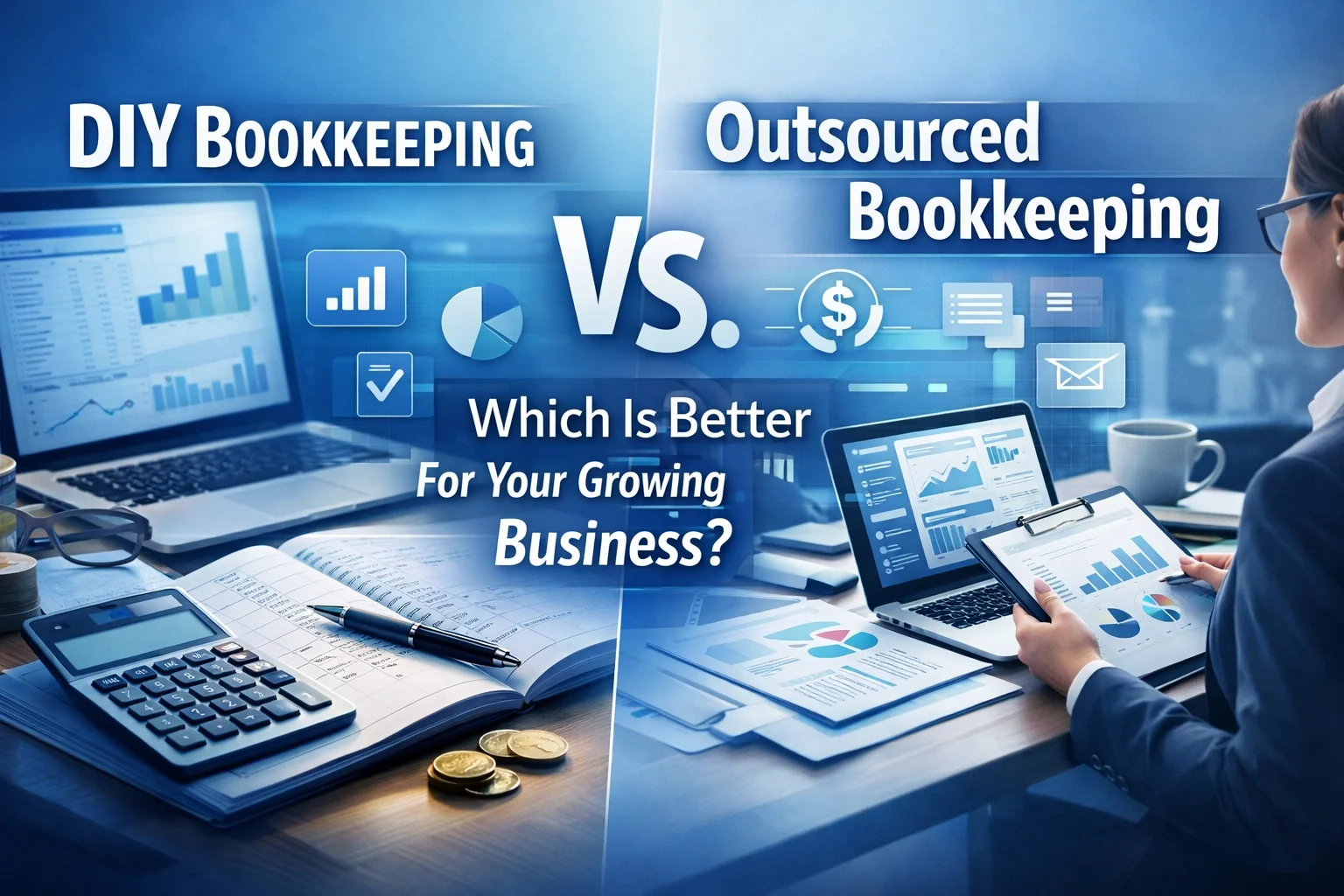 DIY Bookkeeping Vs. Outsourced Bookkeeping: Which Is Better For Your Growing Business?