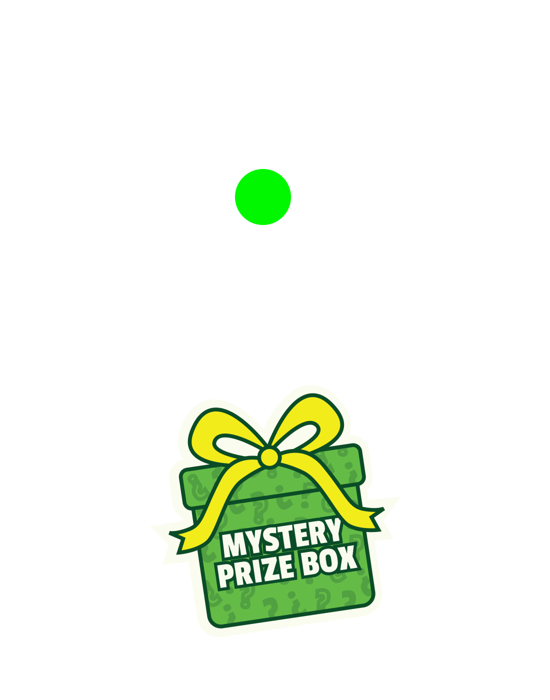 Instruction screen with text stating, 'Turn-in your completed Kindness Passport to earn bonus prizes,' and an illustration of a passport with colorful stickers.