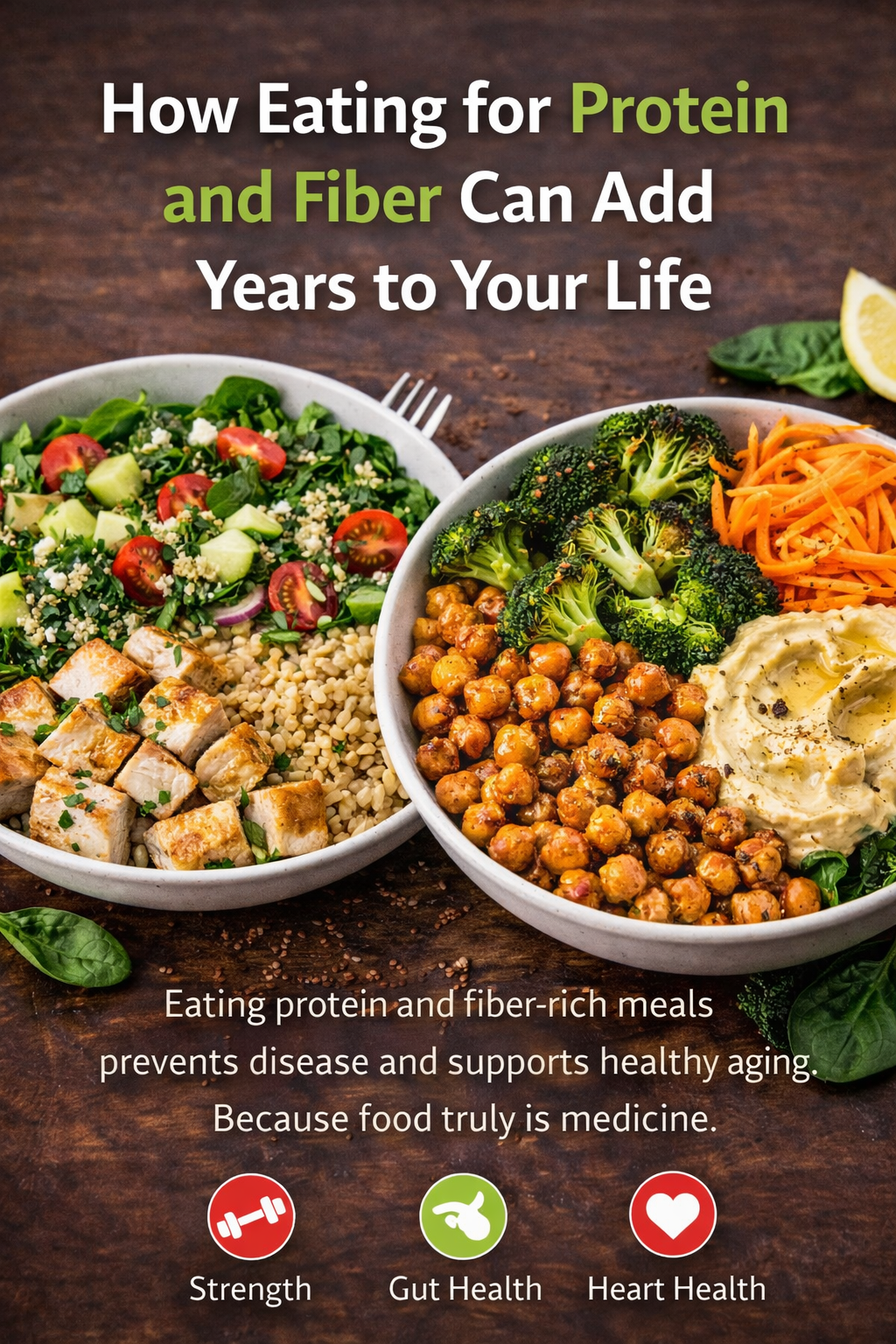 How Eating More Protein and Fiber Can Add Years to Your Life
