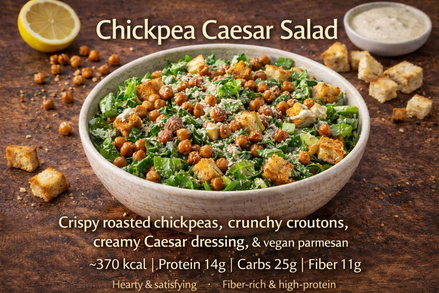 Chickpea Caesar Salad