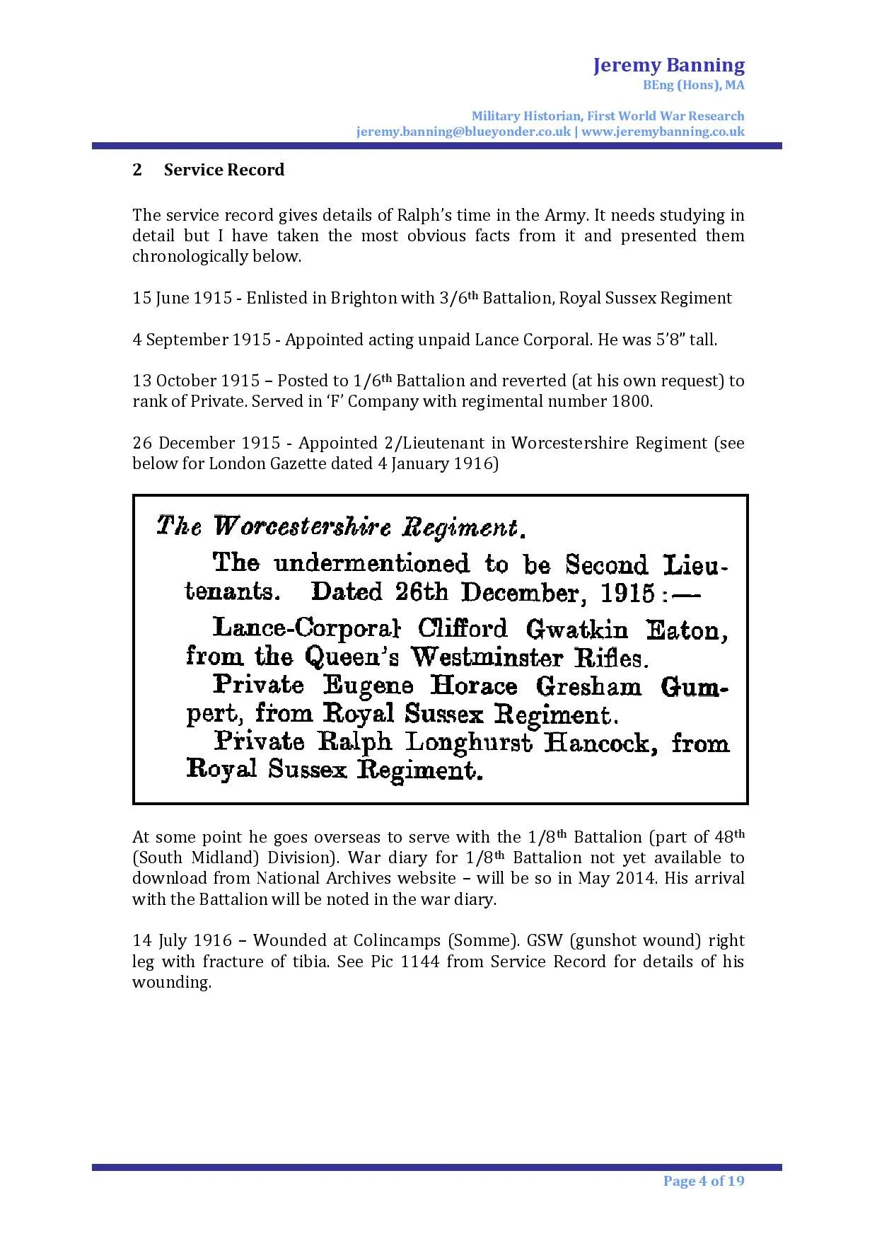 Short report on wartime service and death of Lt Ralph Longhurst Hancock, 8th Worcestershire Regt - Copy-page-004.jpg