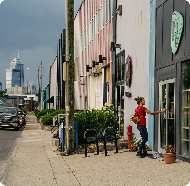 Photograph of event space: Factory Arts District