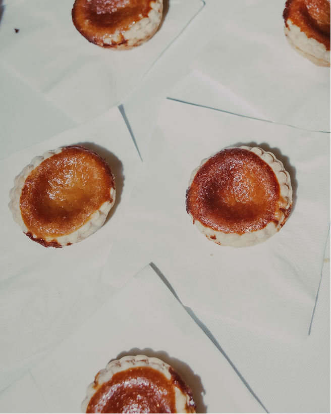 Image of J'adore Pastry's tarts, a sponsor and collaborator of the Creatives in Color Artshow 2026