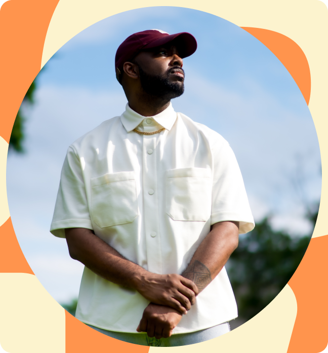 Photo of this year's Creatives in Color Speaker: Omari Souza