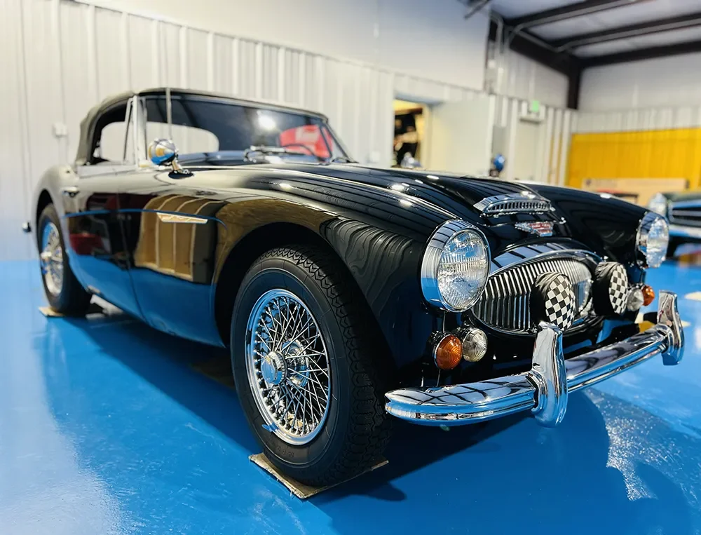 Austin-Healey service, repair, and restoration at GTM & SON for all models, including engine rebuilding, carburetor tuning, suspension setup, and full mechanical restoration.