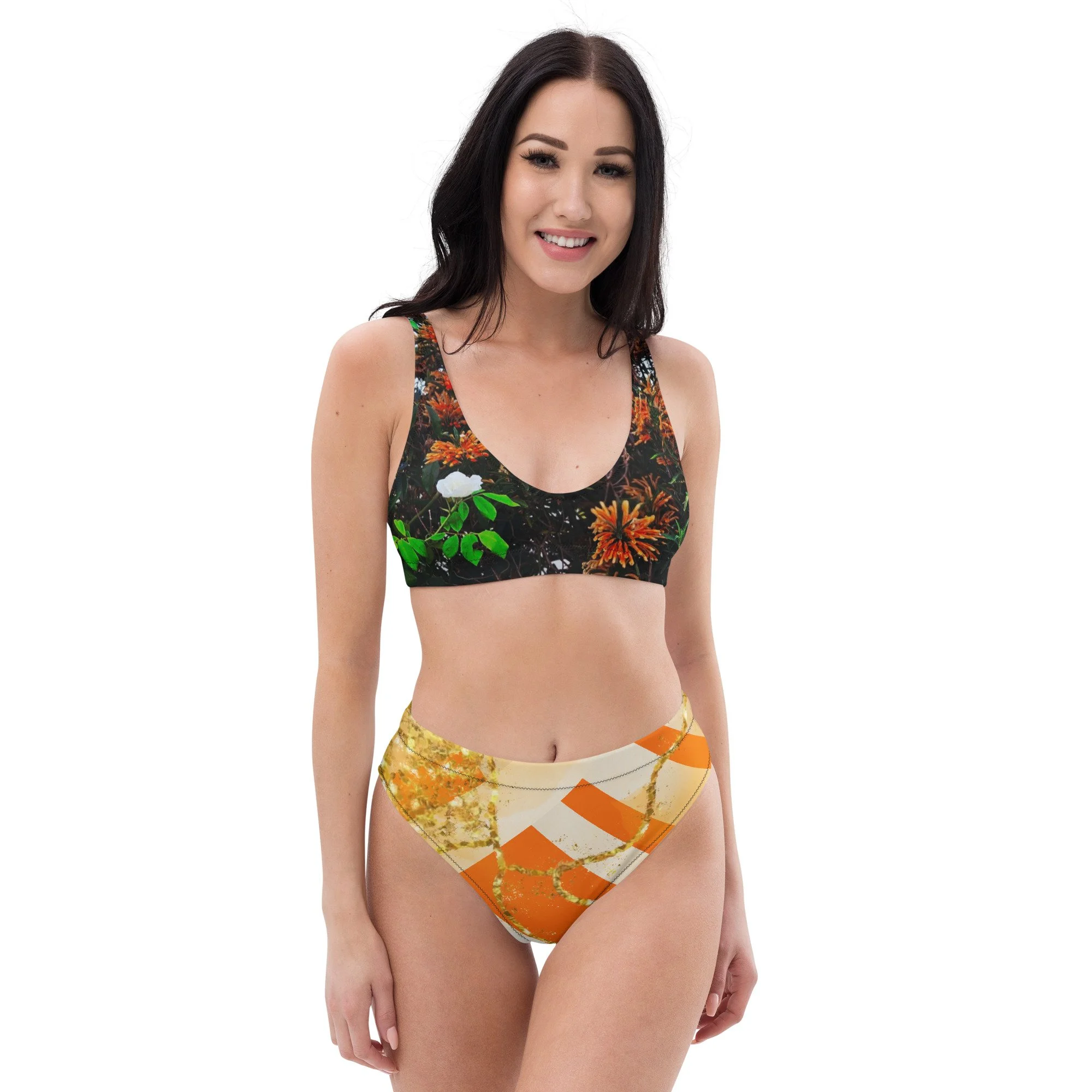 Lion's Tale Sparkle high-waisted bikini