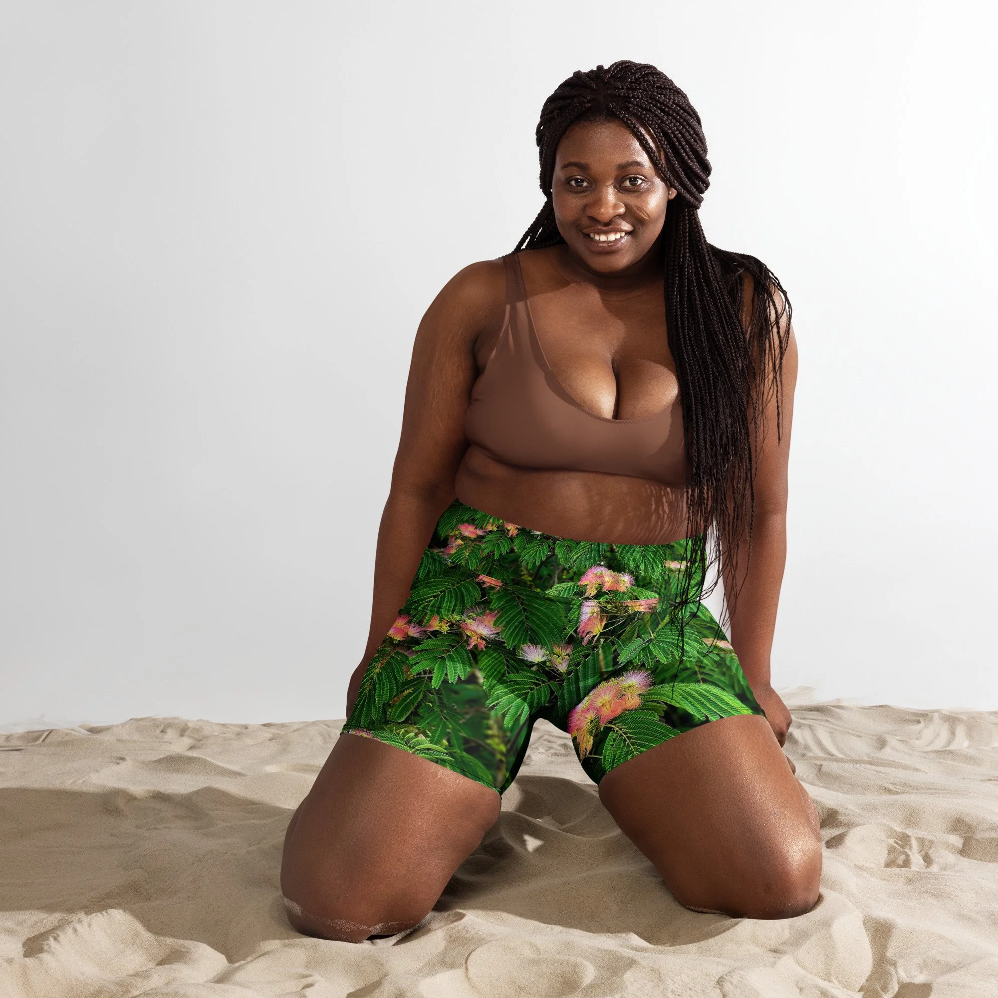 Mimosa Tree Yoga Shorts