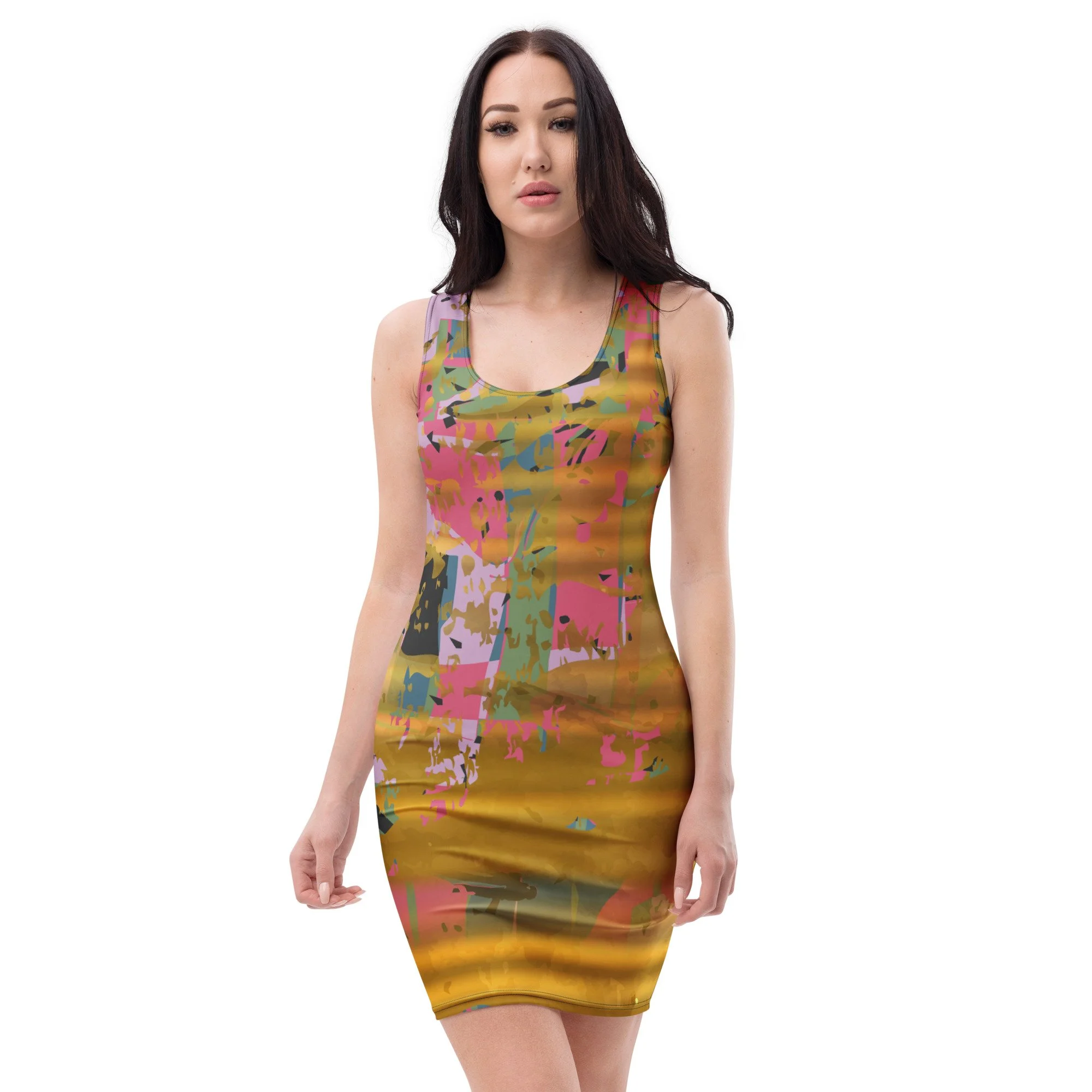 Mimosa Gold Bodycon dress