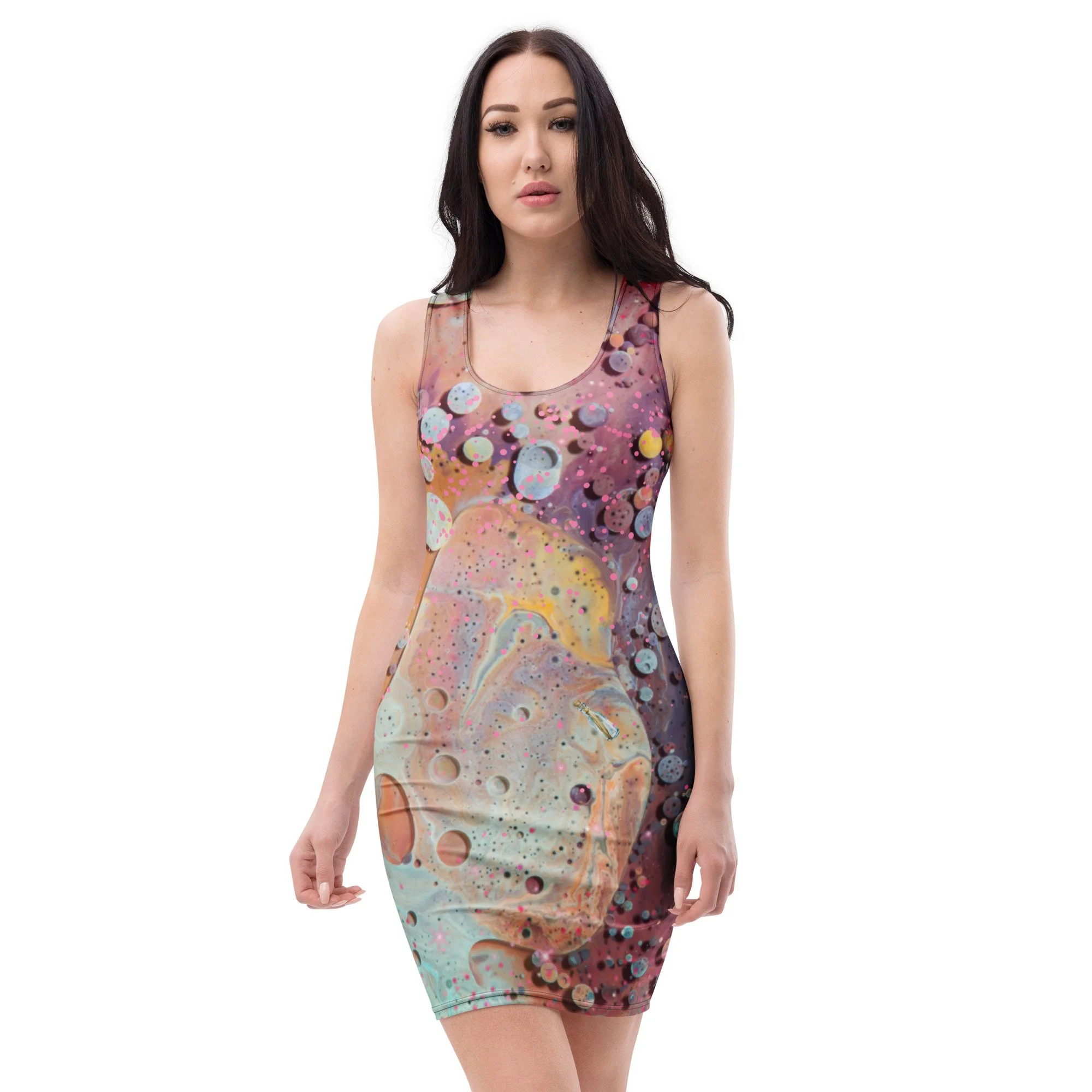 Beach Scene Color Pop Bodycon dress