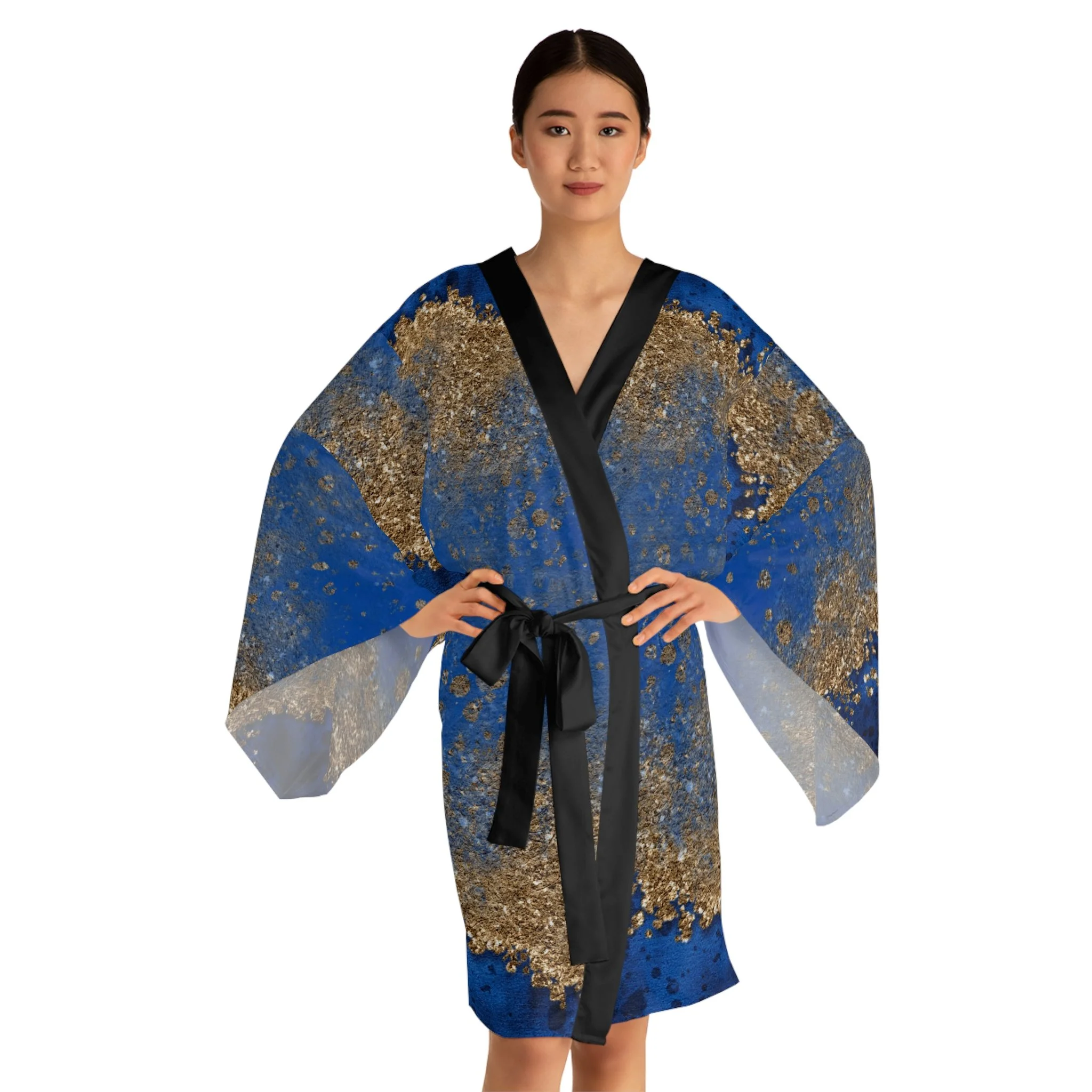Double Sun Dog Kimono Robe —  Long Sleeve