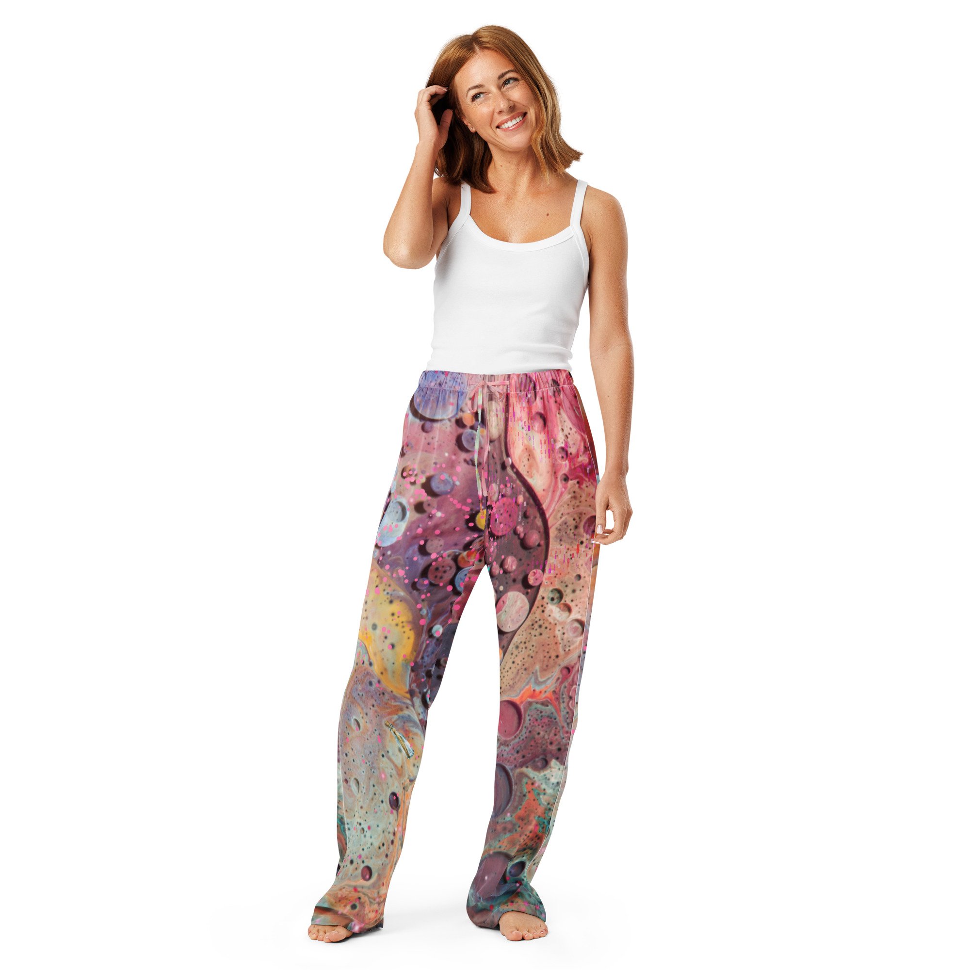 Beach Scene Color Pop Women’s pajama pants