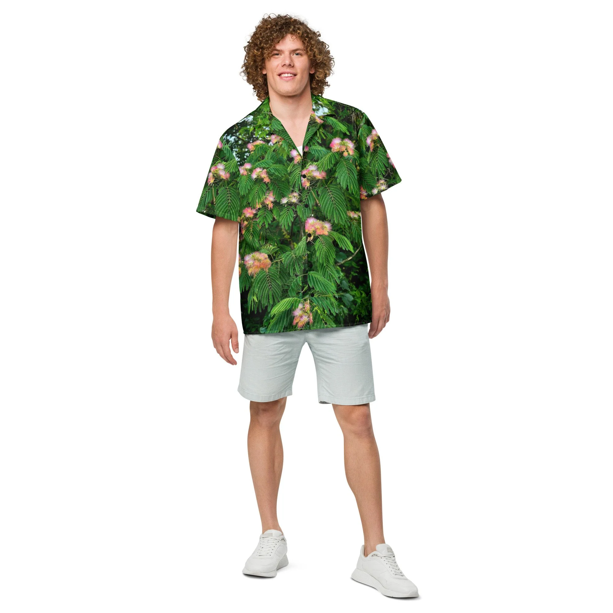 Mimosa Tree Unisex button shirt