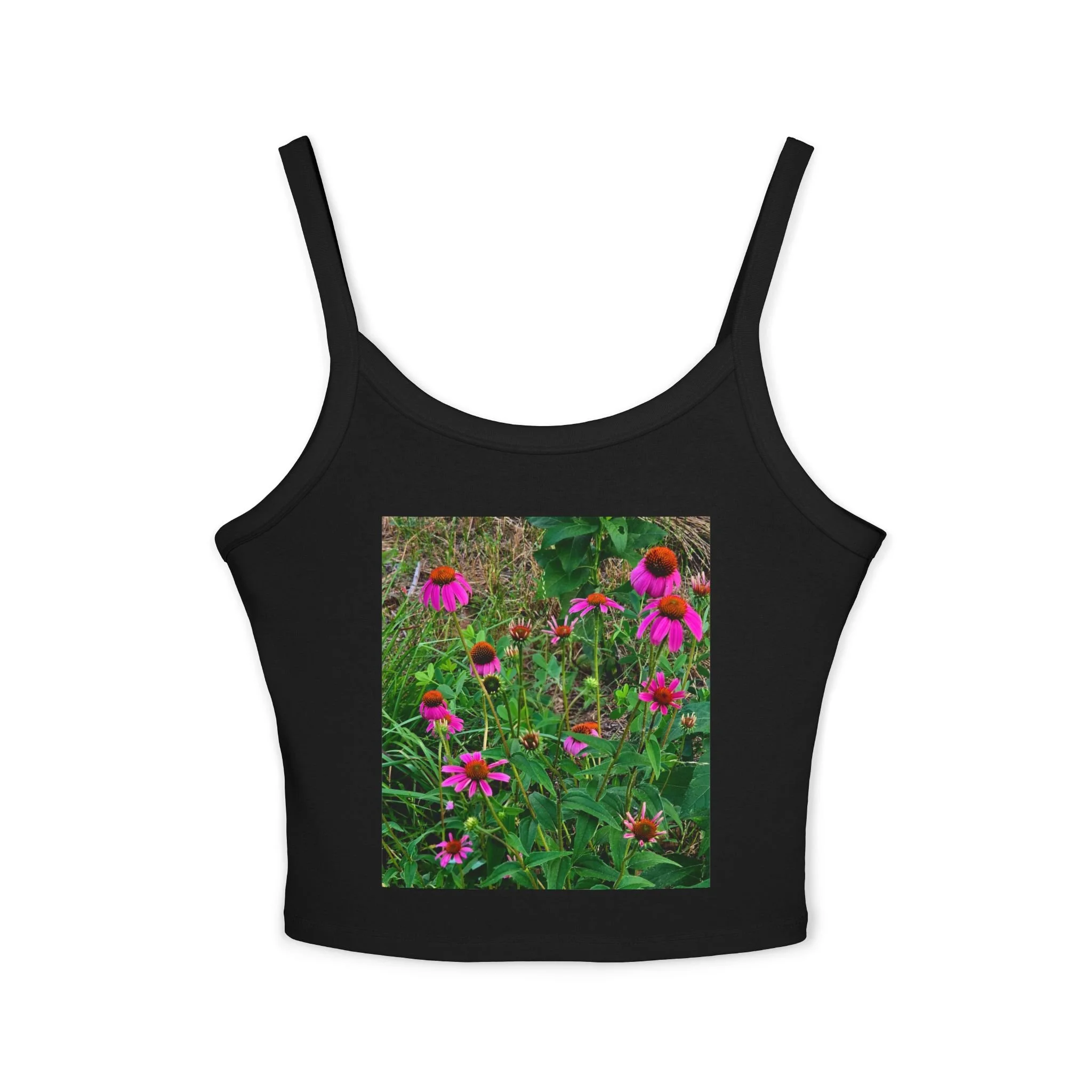 Purple Coneflower Women's Spaghetti Strap Tank Top