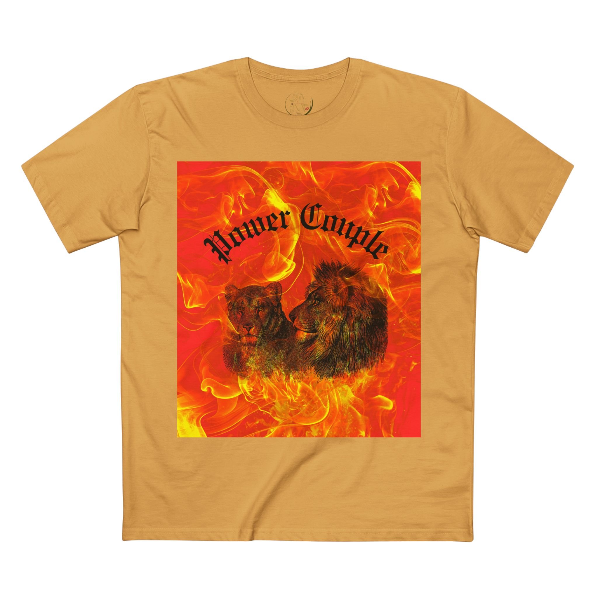 Power Couple Blazing Adult Staple Tee