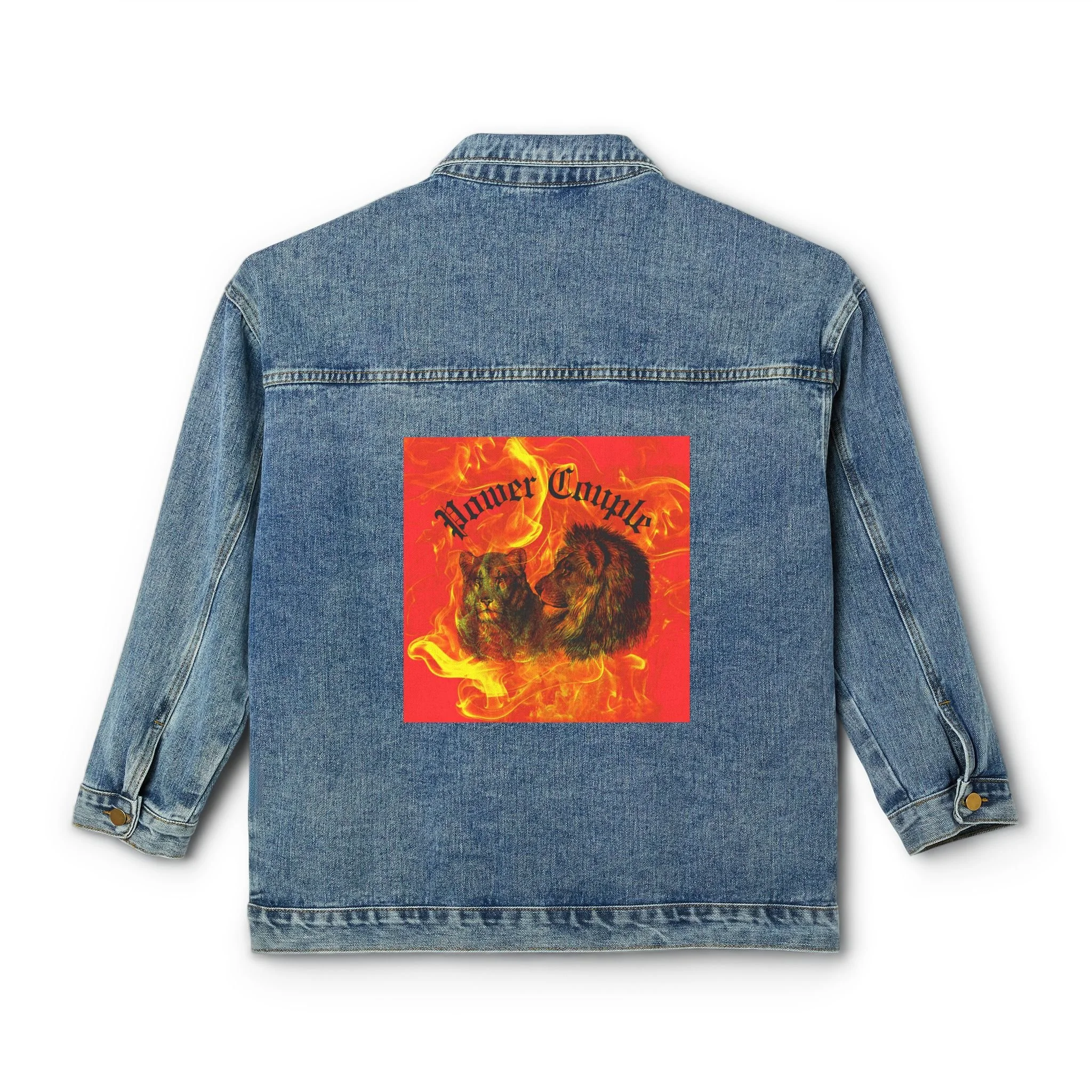 Power Couple Blazing Women's Denim Jacket