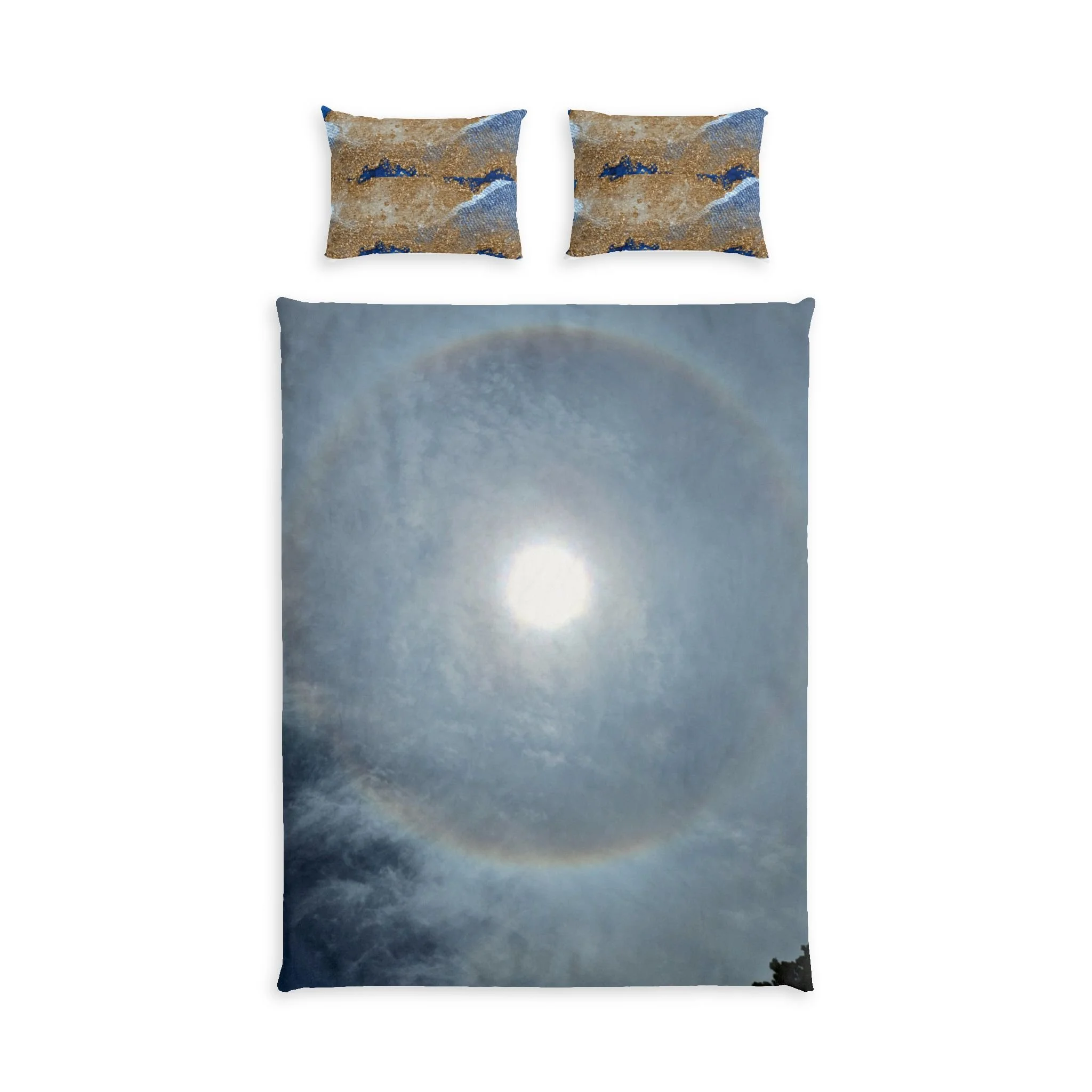 Sun Dog Rainbow Cotton Bed Set
