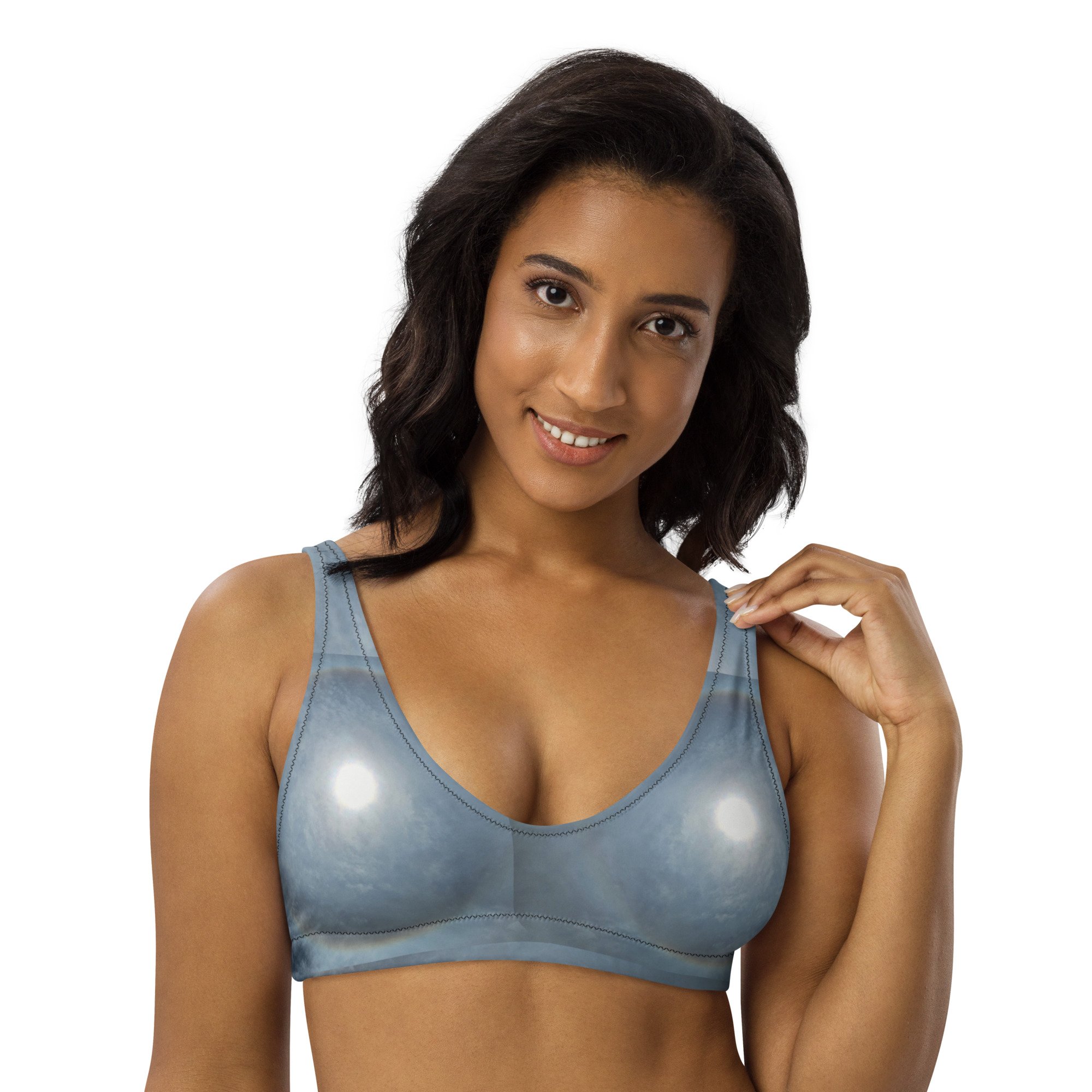Sun Dog Recycled padded bikini top