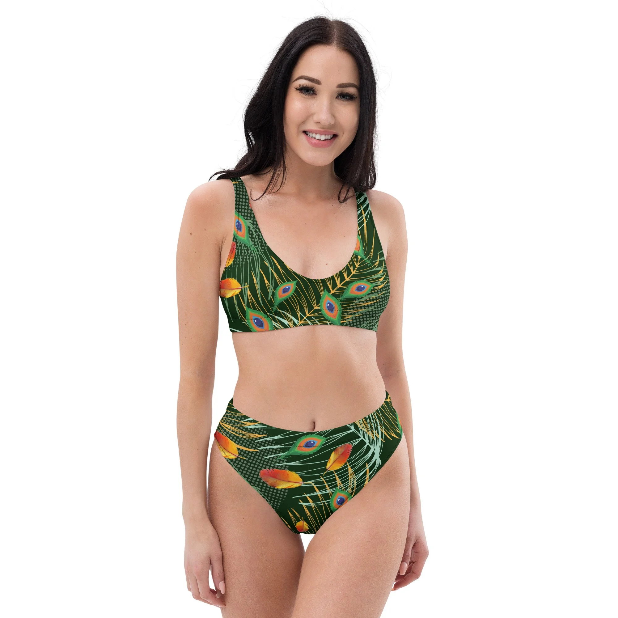 Jungle Vibes high-waisted bikini