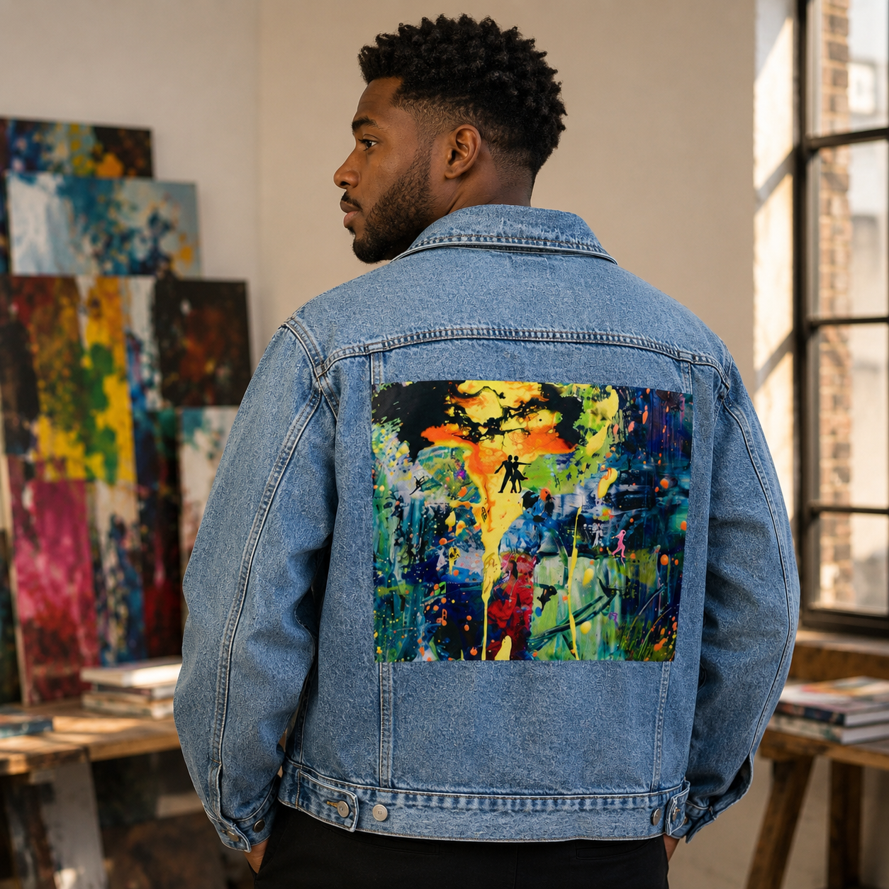 Dance Music Scene -Denim Jacket