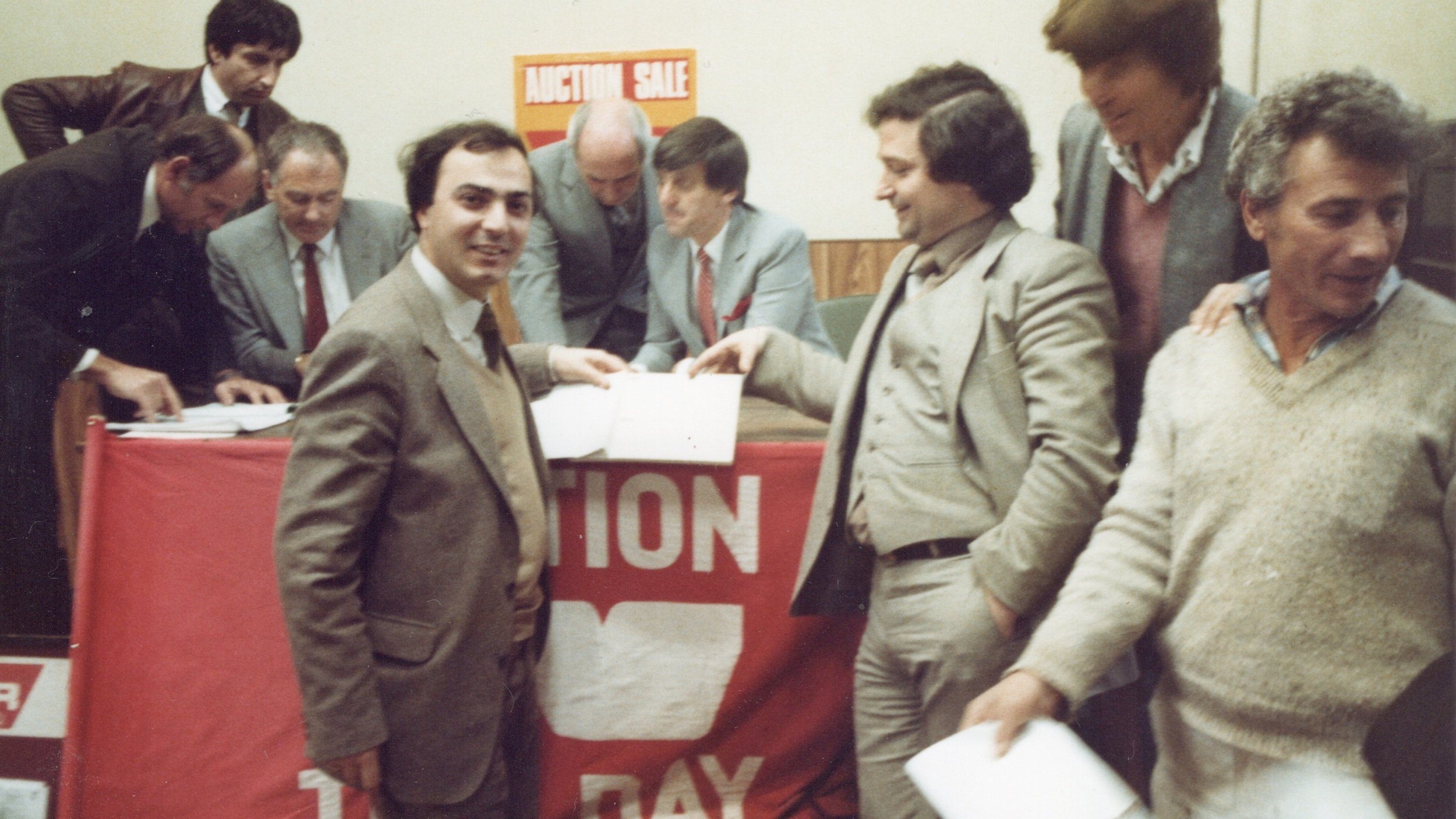 Auction day, 13 July 1983, 127-129 Queens Parade, Clifton Hill.