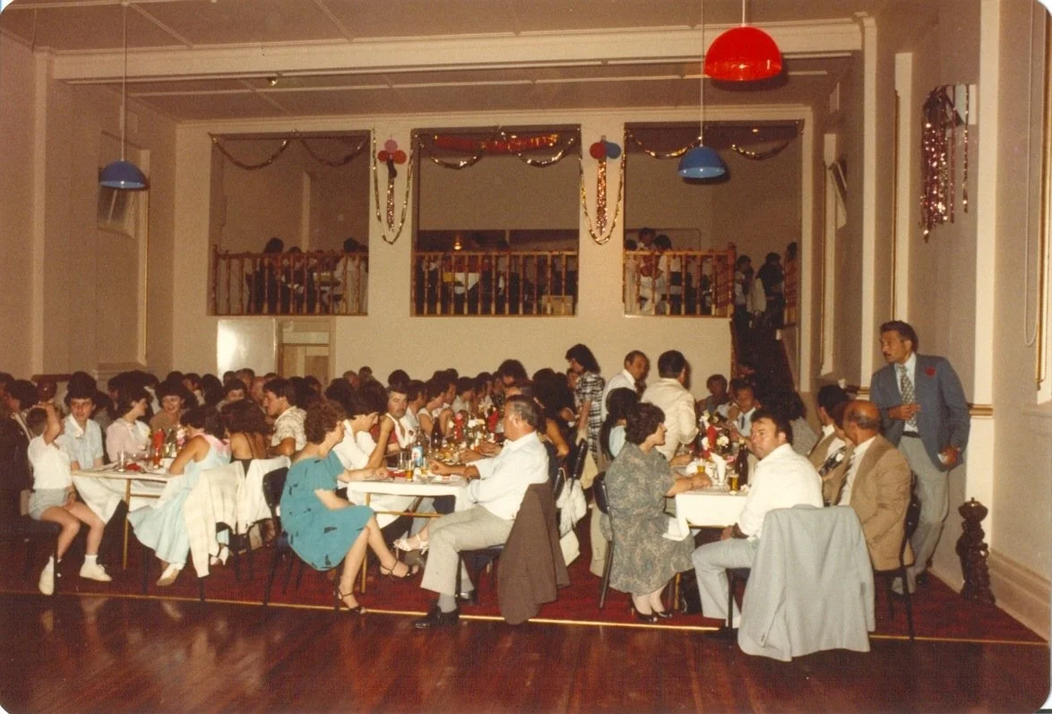 New Year’s Eve at the Clifton Hill hall, 31 December 1983.