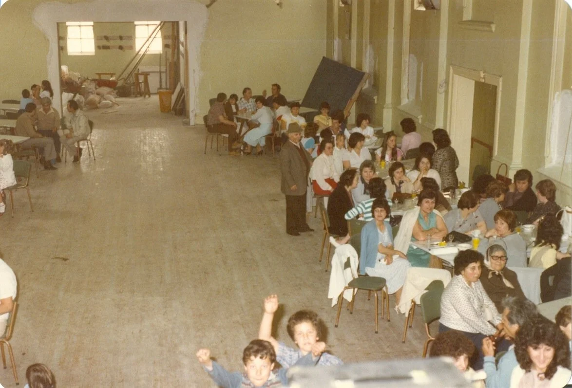 Clifton Hill hall, November 1983.