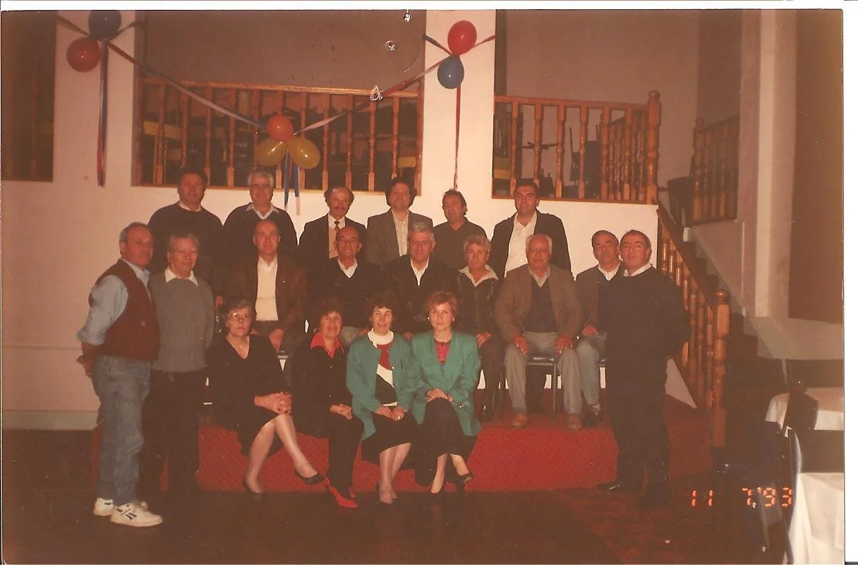 10th anniversary celebration at the Clifton Hill hall, 11 July 1993.
